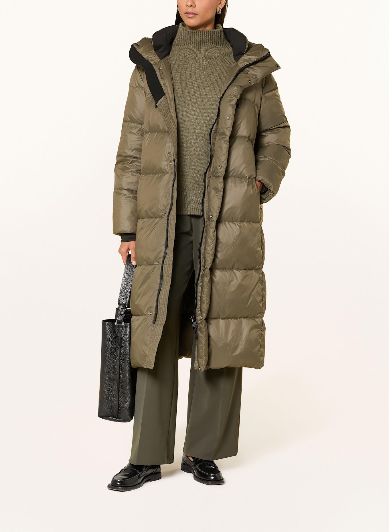 WITHBLACK Daunenmantel: OLIV