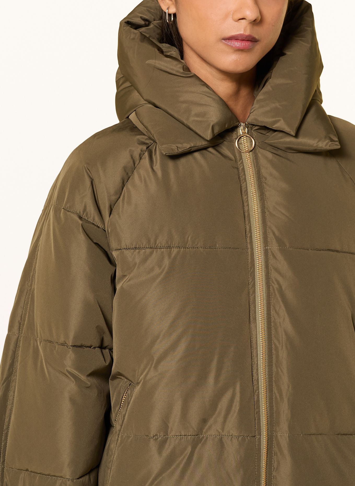 WITHBLACK Daunenjacke KYLIE: KHAKI