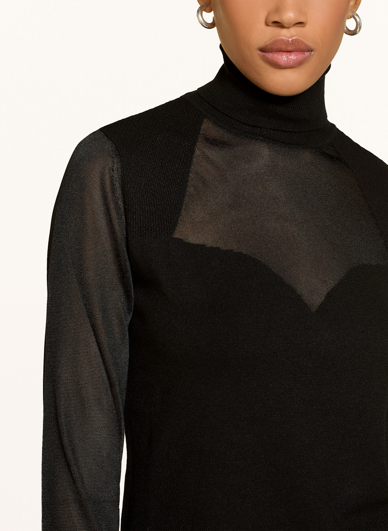 RIANI Rollkragenpullover: SCHWARZ