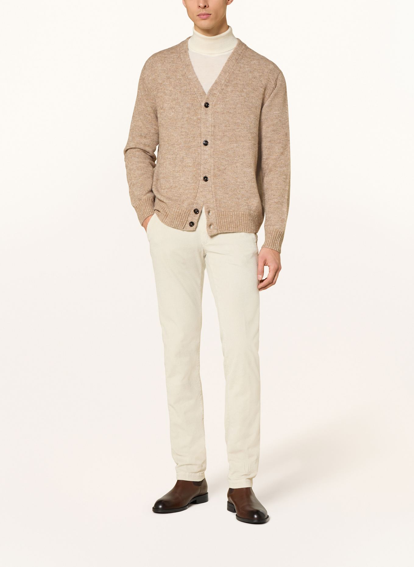 pierre cardin Strickjacke: HELLBRAUN