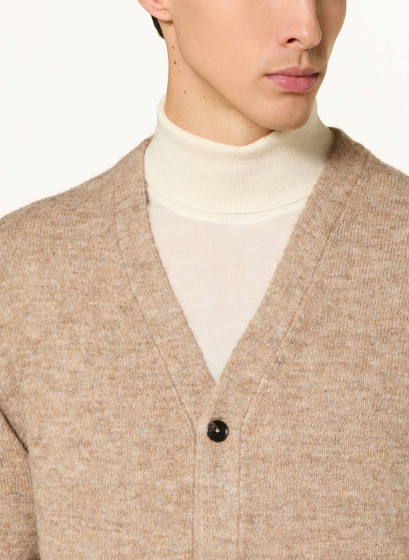 pierre cardin Strickjacke: HELLBRAUN