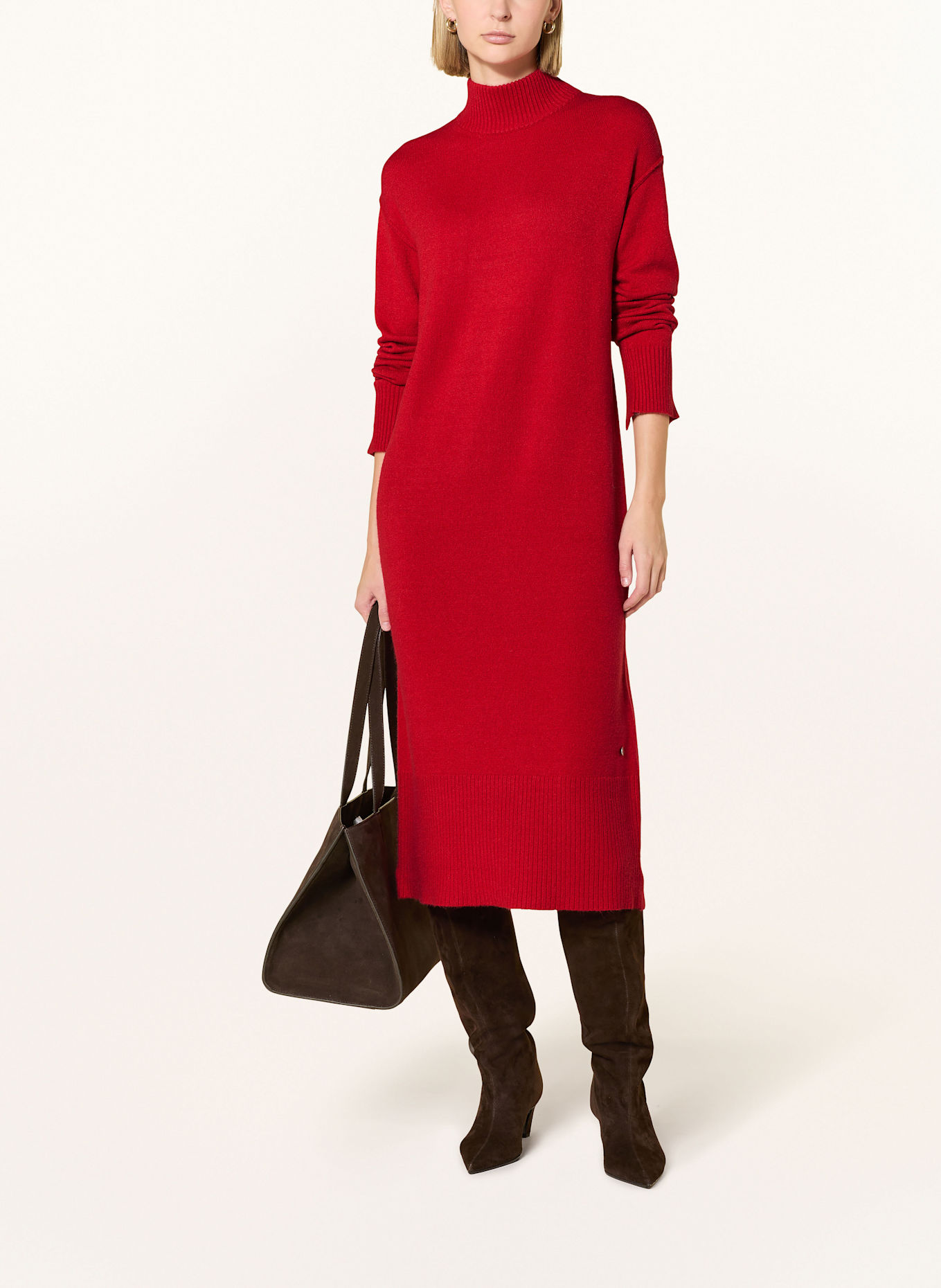 FRIEDA & FREDDIES Strickkleid: ROT