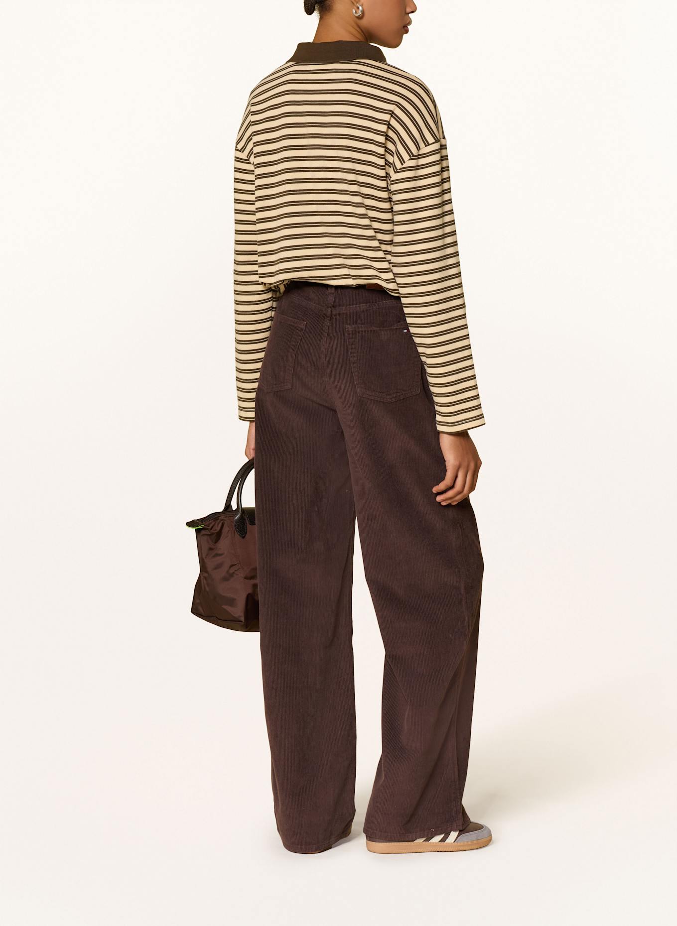 TOMMY JEANS Cordhose CLAIRE: DUNKELBRAUN