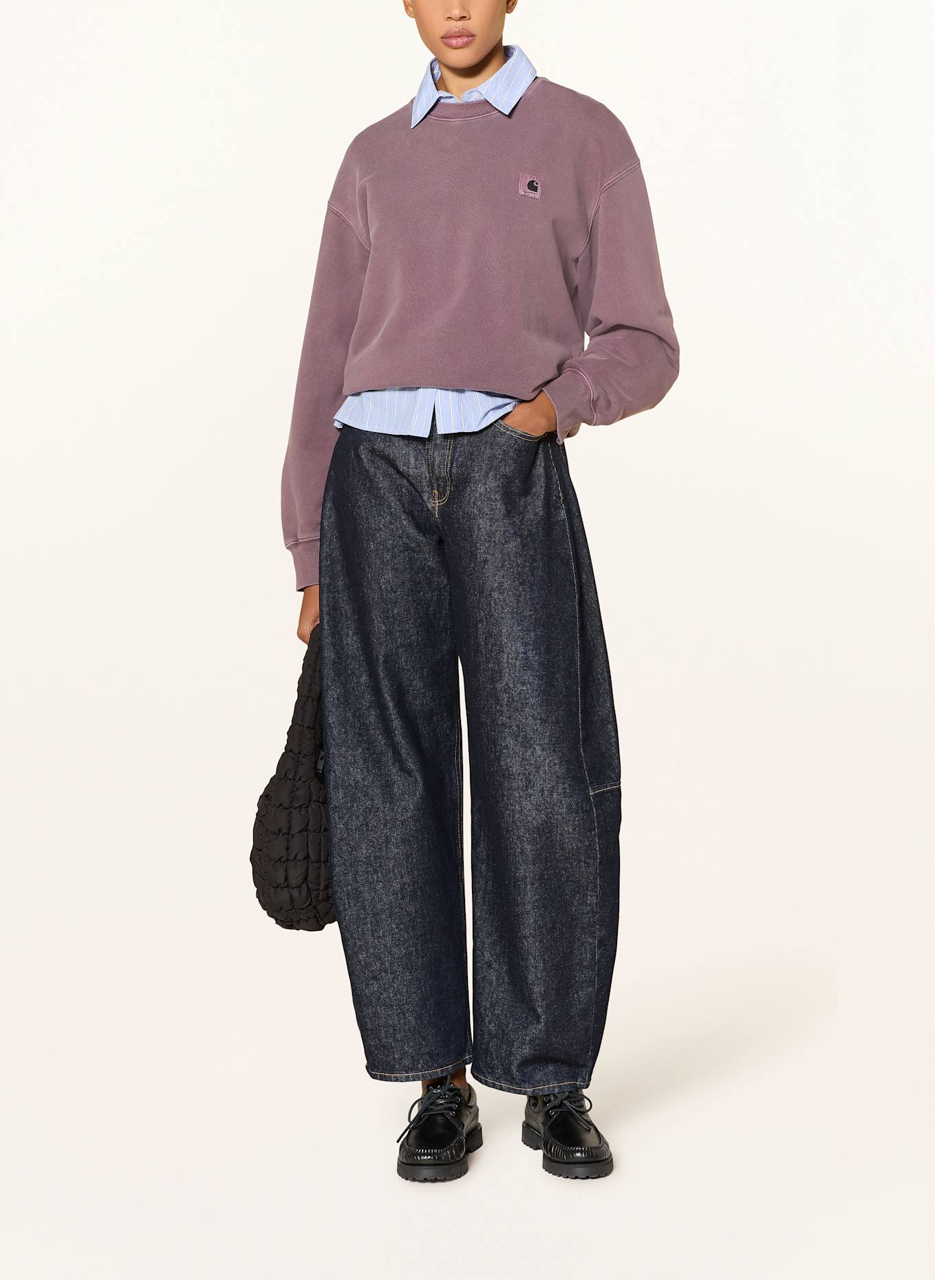 carhartt WIP Sweatshirt NELSON: LILA