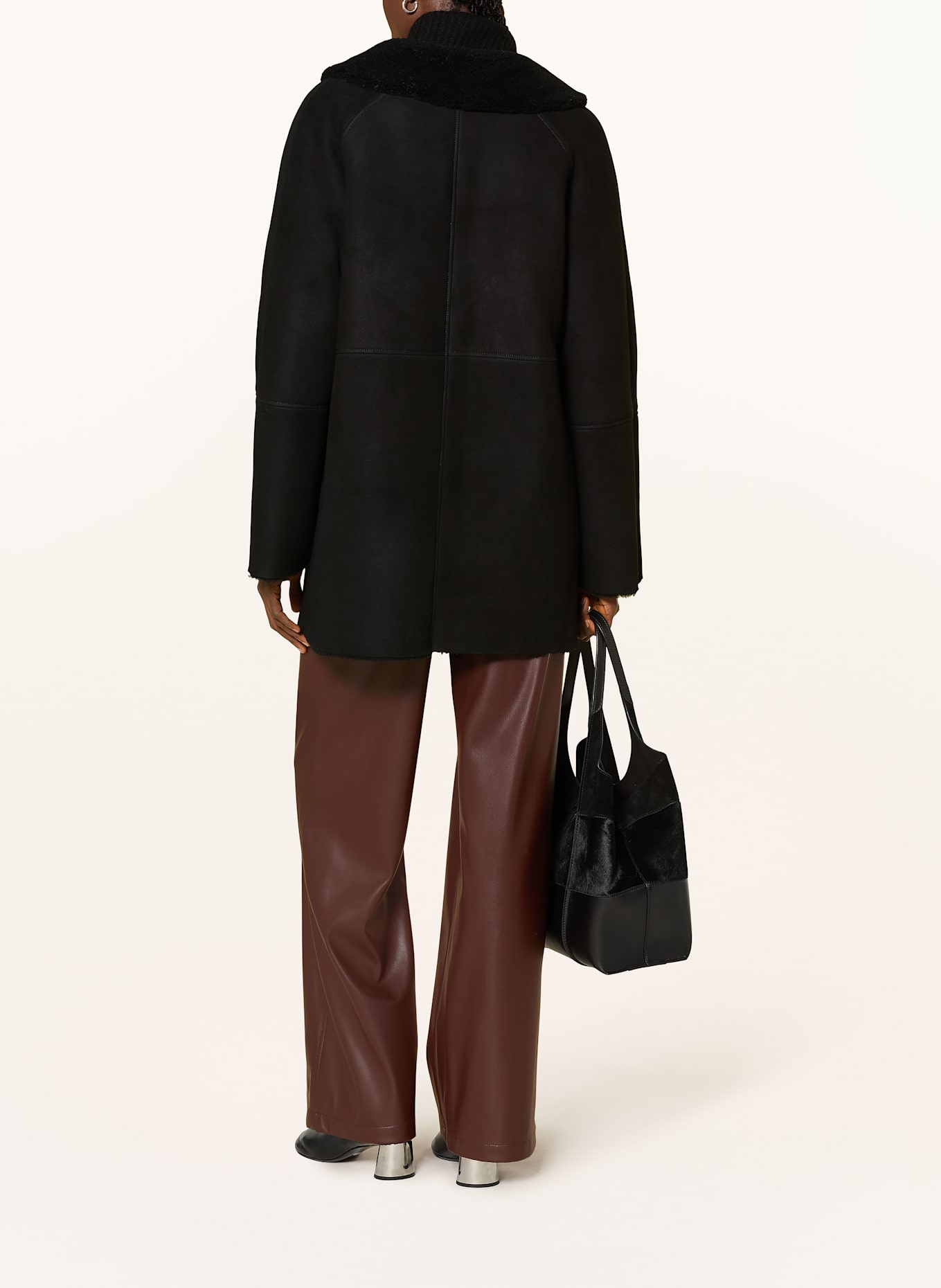 LOULOU DE SAISON Płaszcz ISAK: CZARNY