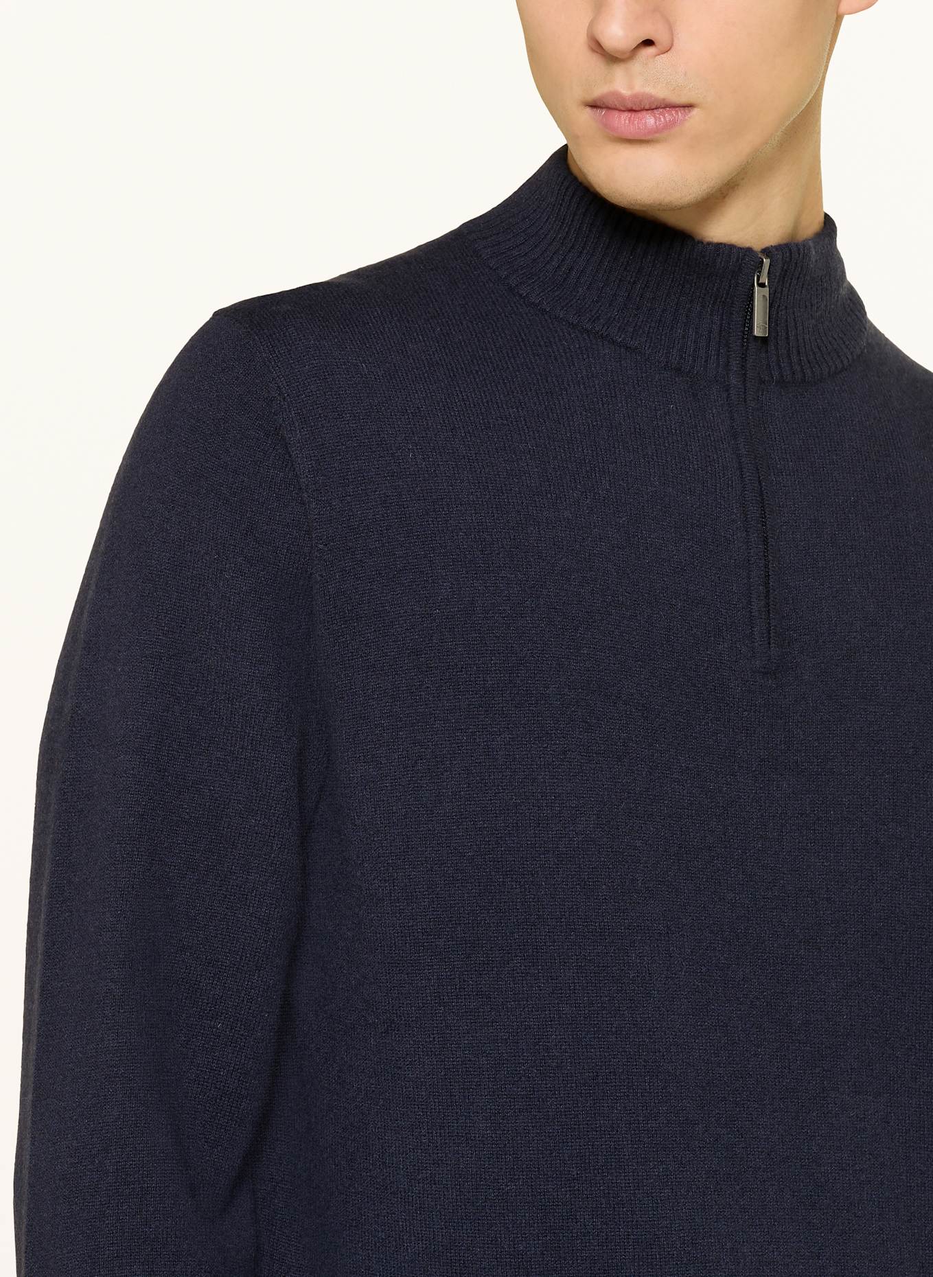 FYNCH-HATTON Cashmere-Troyer: DUNKELBLAU