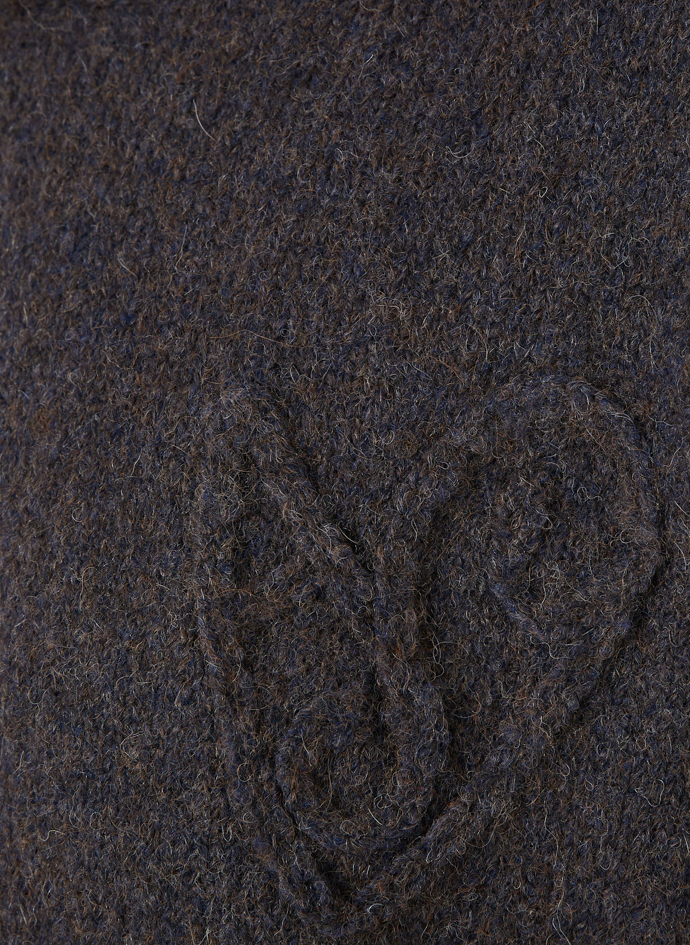 Acne Studios Pullover mit Alpaka: DUNKELGRAU / DUNKELBLAU / HELLGRÜN