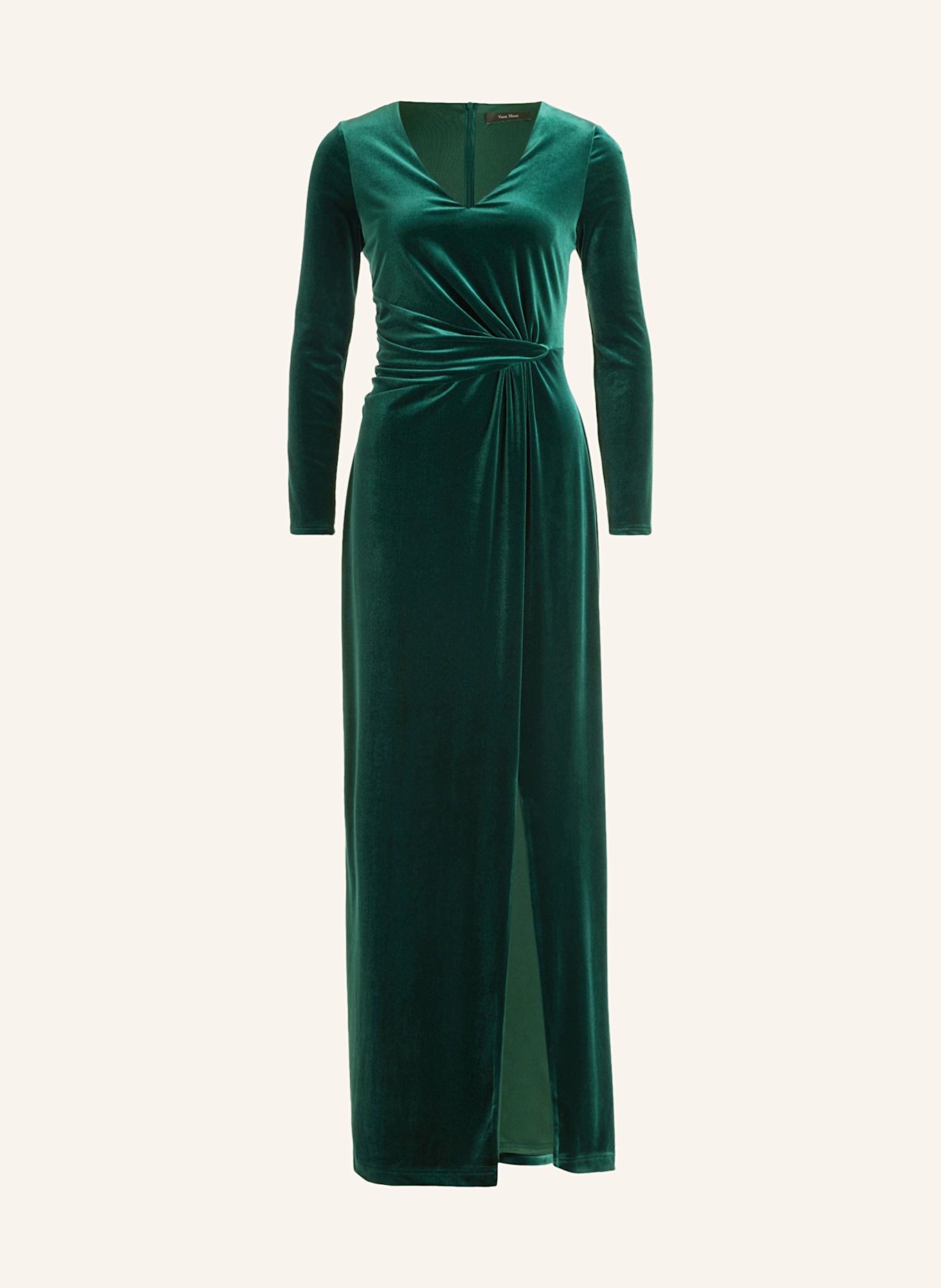 Vera Mont Abendkleid aus Samt: GRÜN