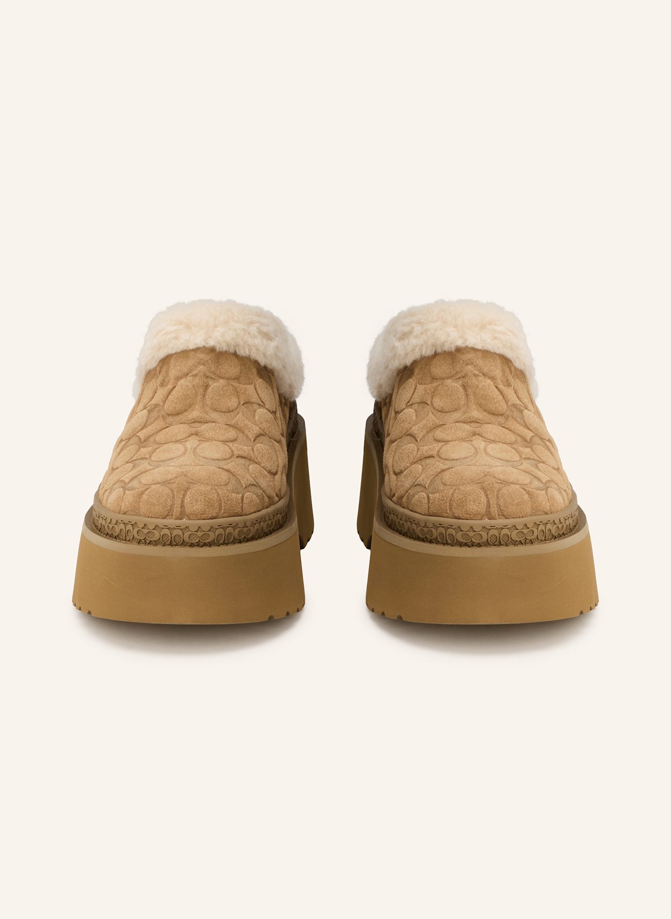 COACH Plateau-Boots CECILIA: BRAUN