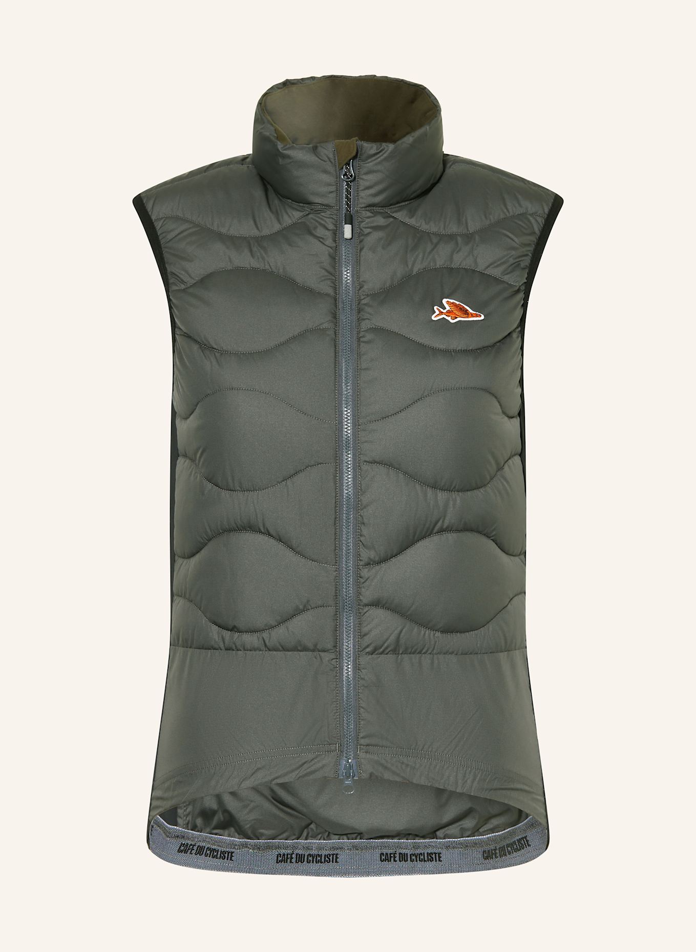 CAFÉ DU CYCLISTE Kamizelka rowerowa ALEXIA: CZIEMNOSZARY