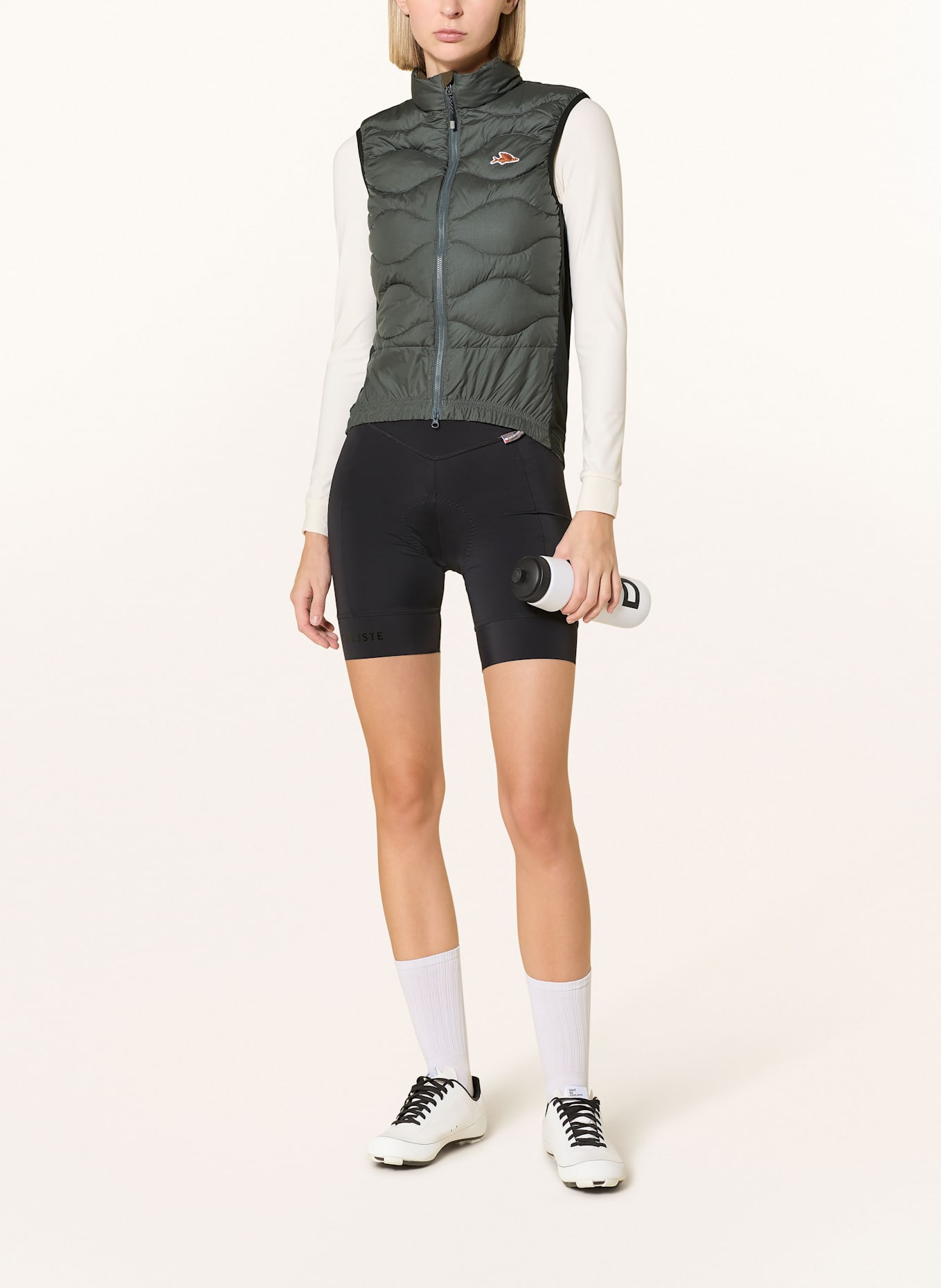 CAFÉ DU CYCLISTE Kamizelka rowerowa ALEXIA: CZIEMNOSZARY