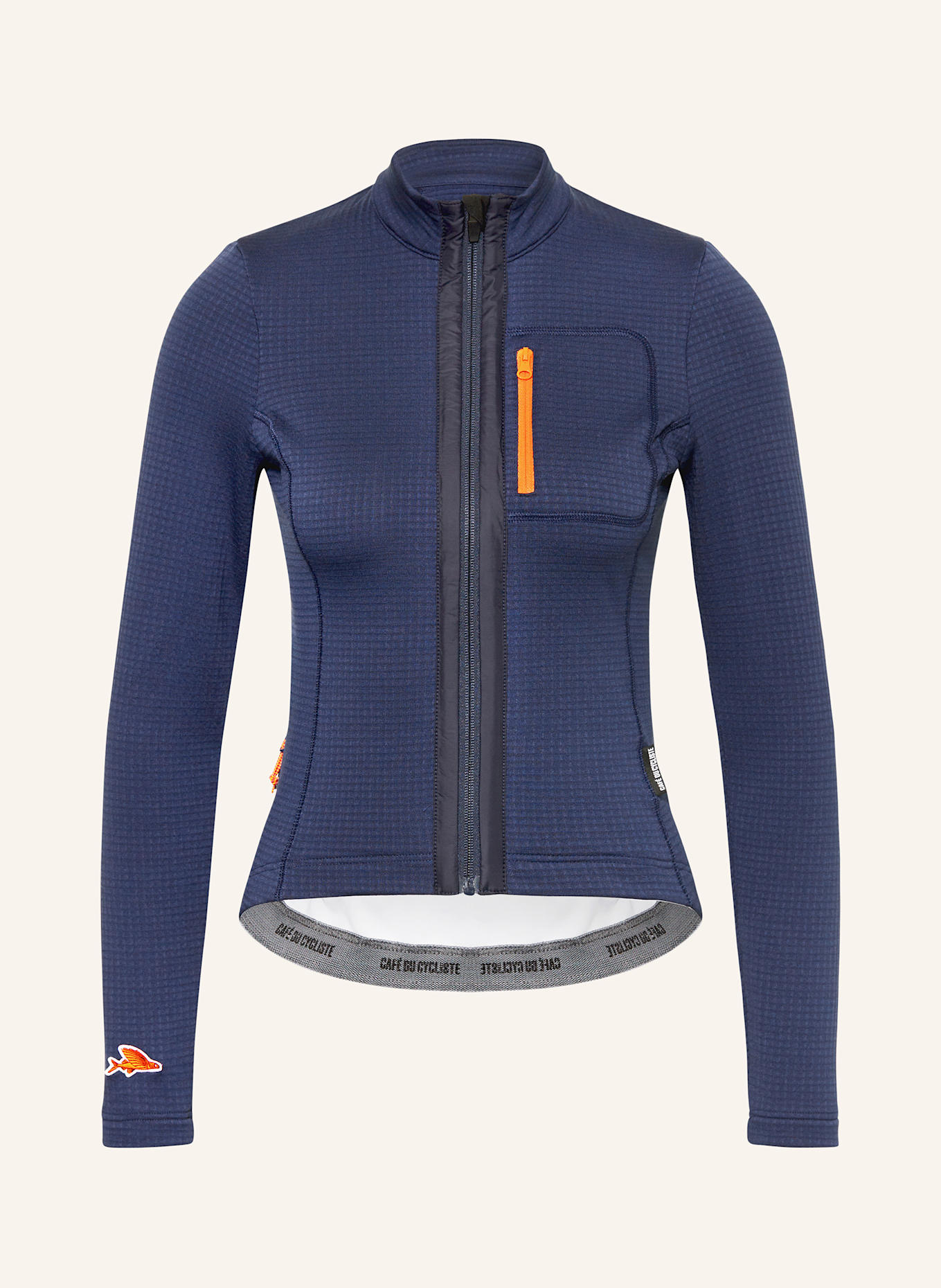 CAFÉ DU CYCLISTE LORENNE cycling jersey: DARK BLUE