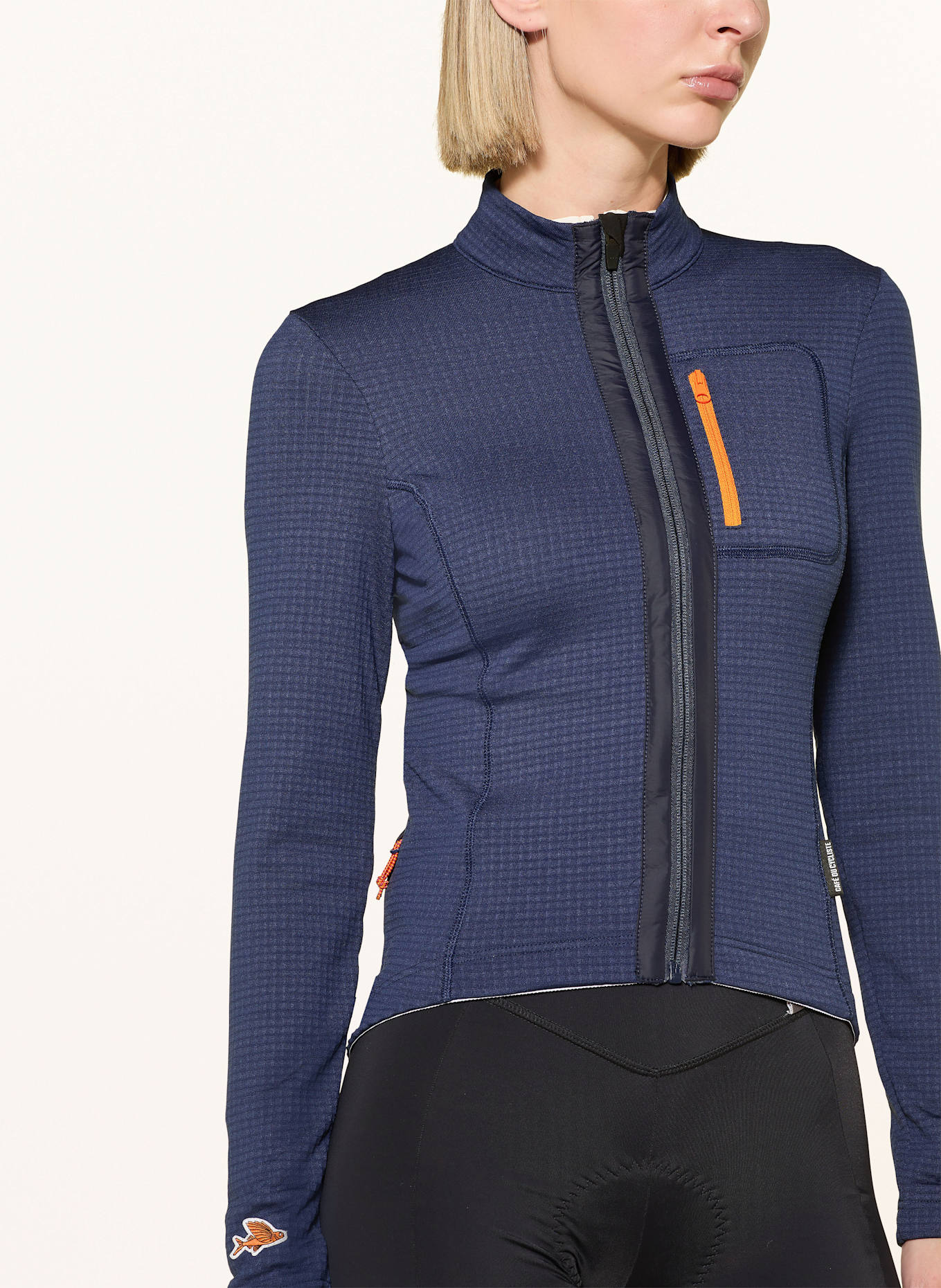 CAFÉ DU CYCLISTE LORENNE cycling jersey: DARK BLUE