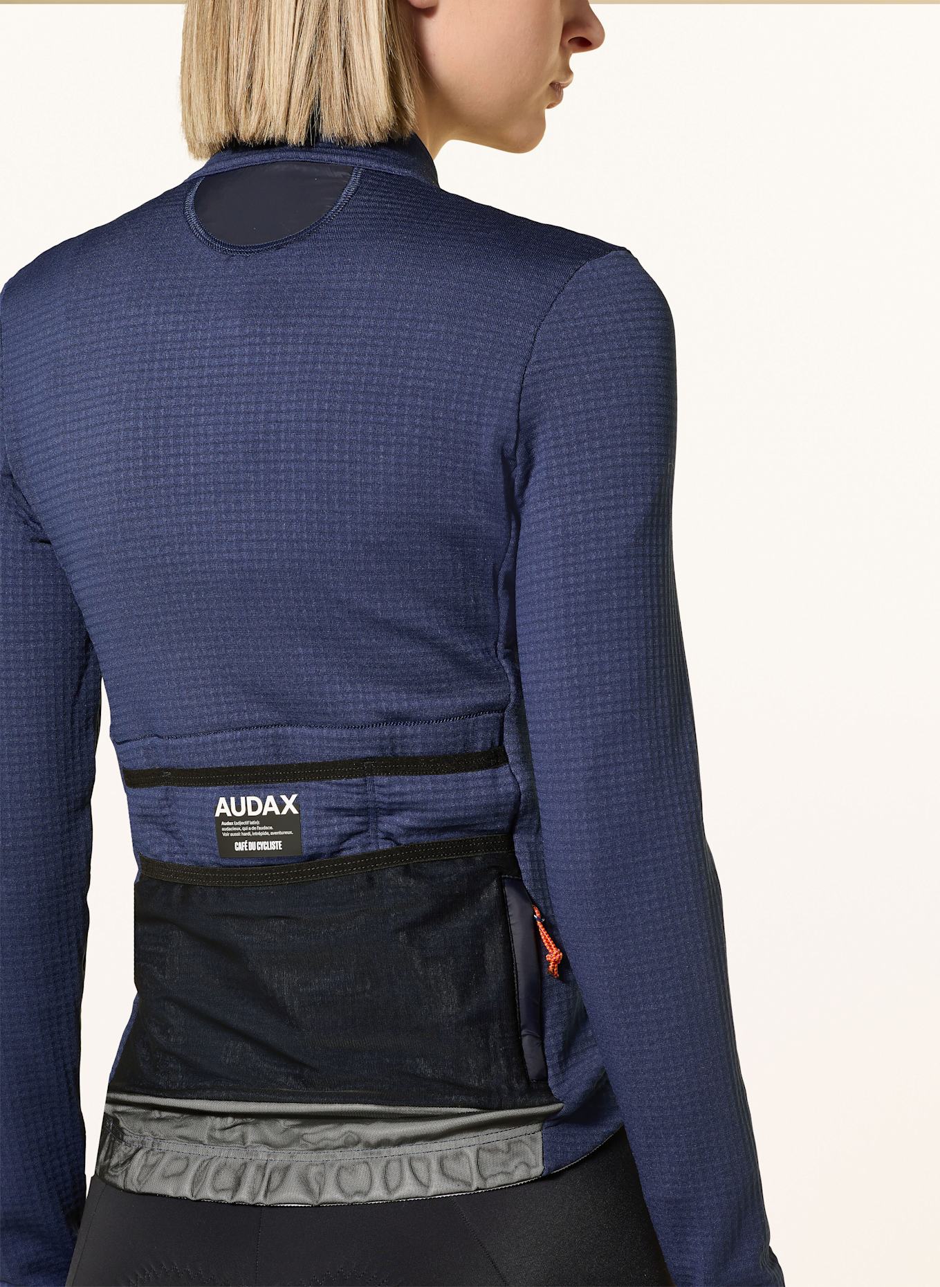 CAFÉ DU CYCLISTE LORENNE cycling jersey: DARK BLUE