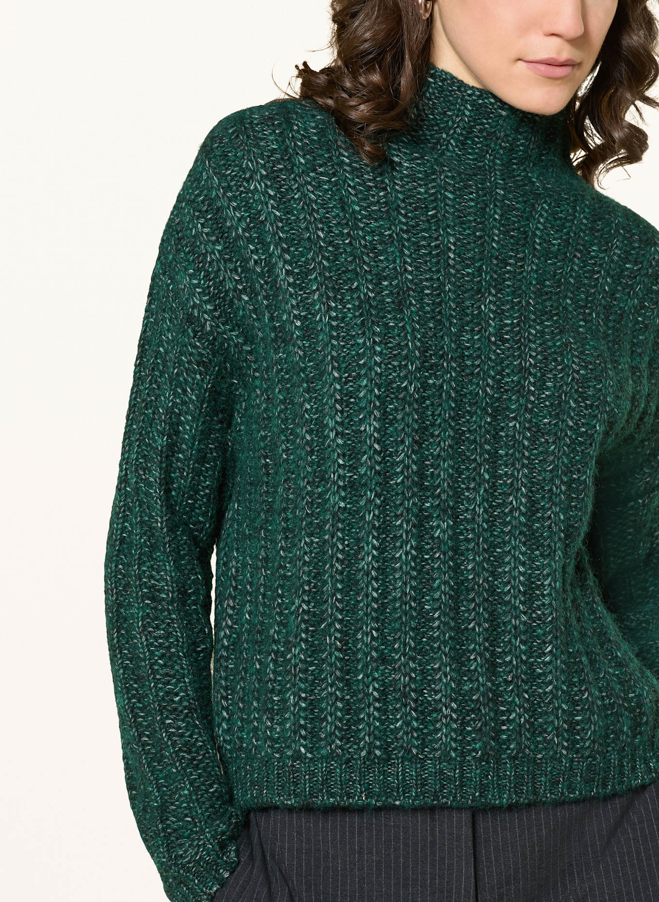 HUGO Pullover SAFINEYNY: DUNKELGRÜN