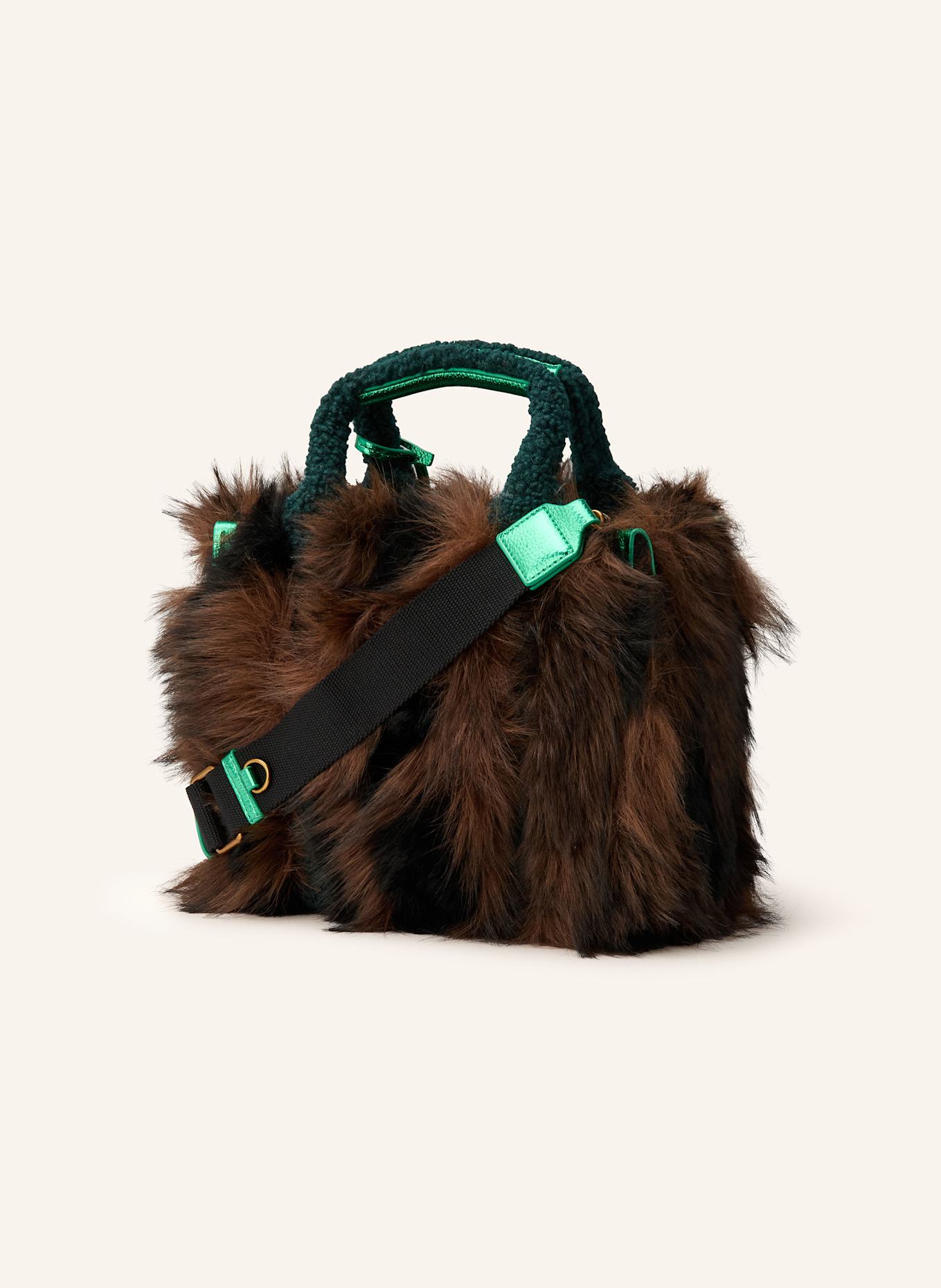 KURT GEIGER Handtasche SOUTHBANK SMALL: BRAUN / GRÜN