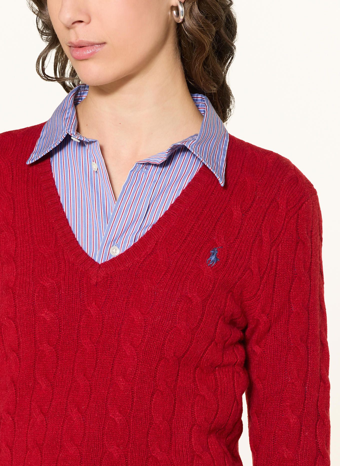 POLO RALPH LAUREN Pullover: ROT