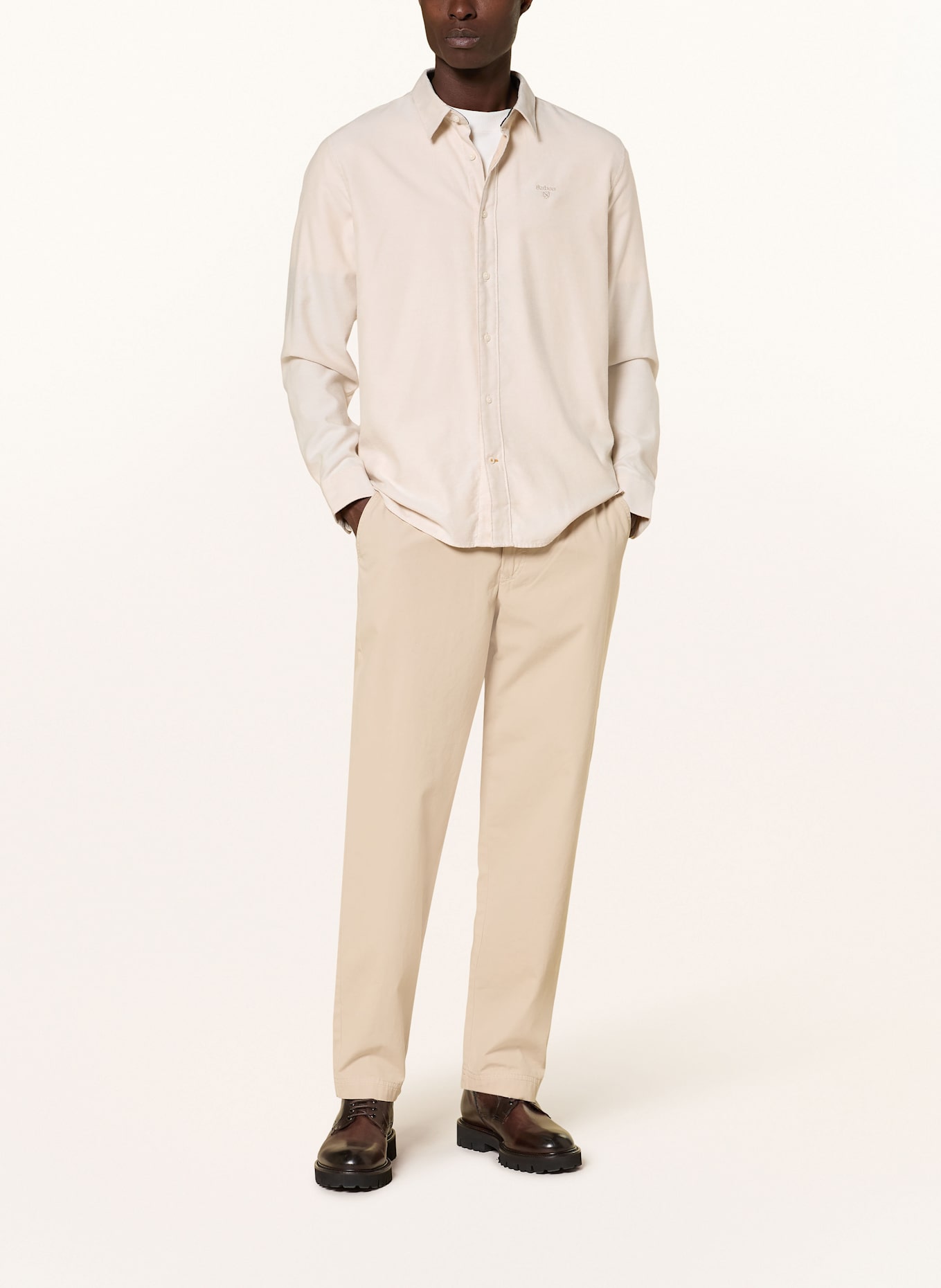 Barbour Hemd SEALANE Relaxed Fit: ECRU