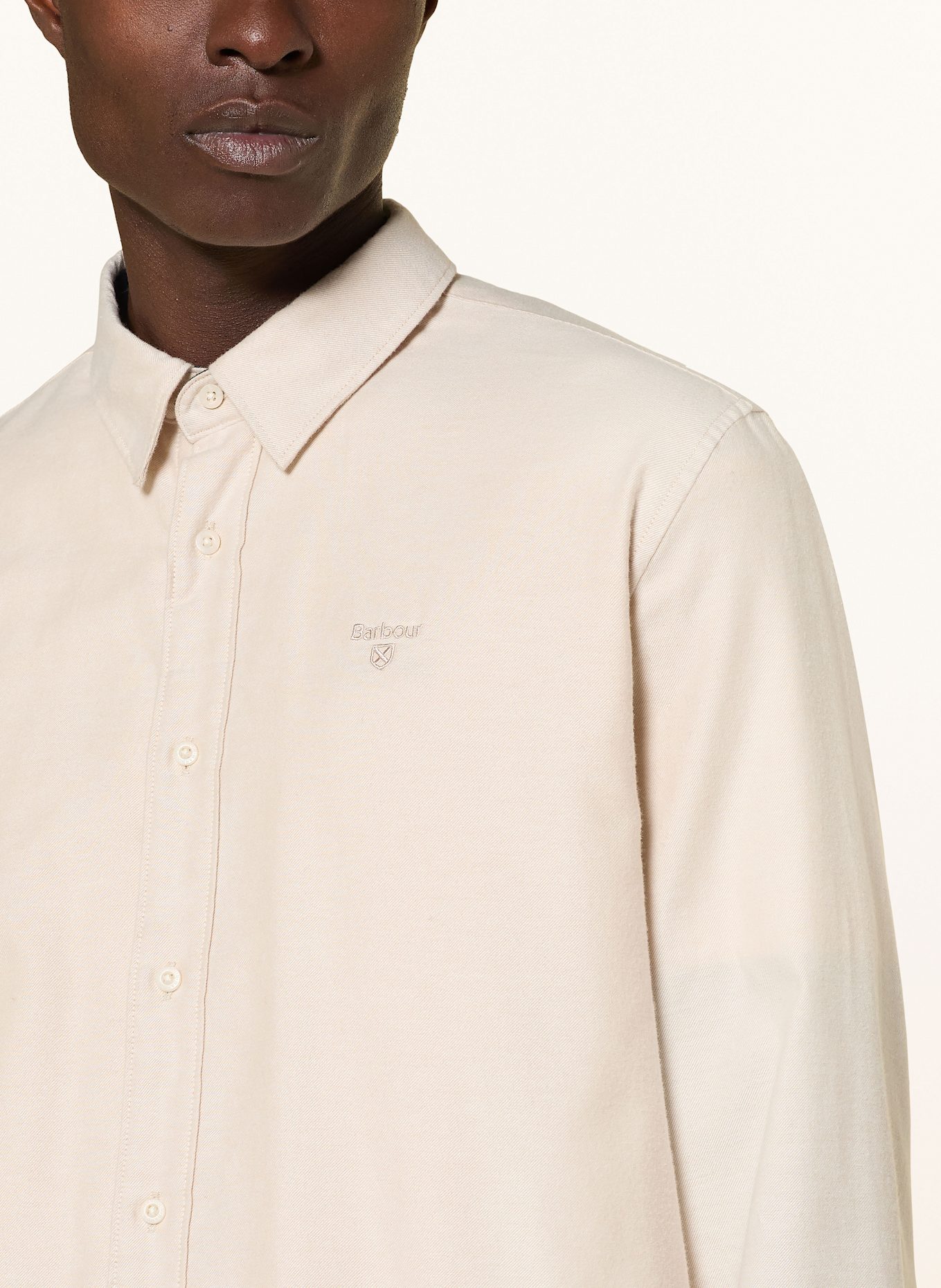 Barbour Hemd SEALANE Relaxed Fit: ECRU