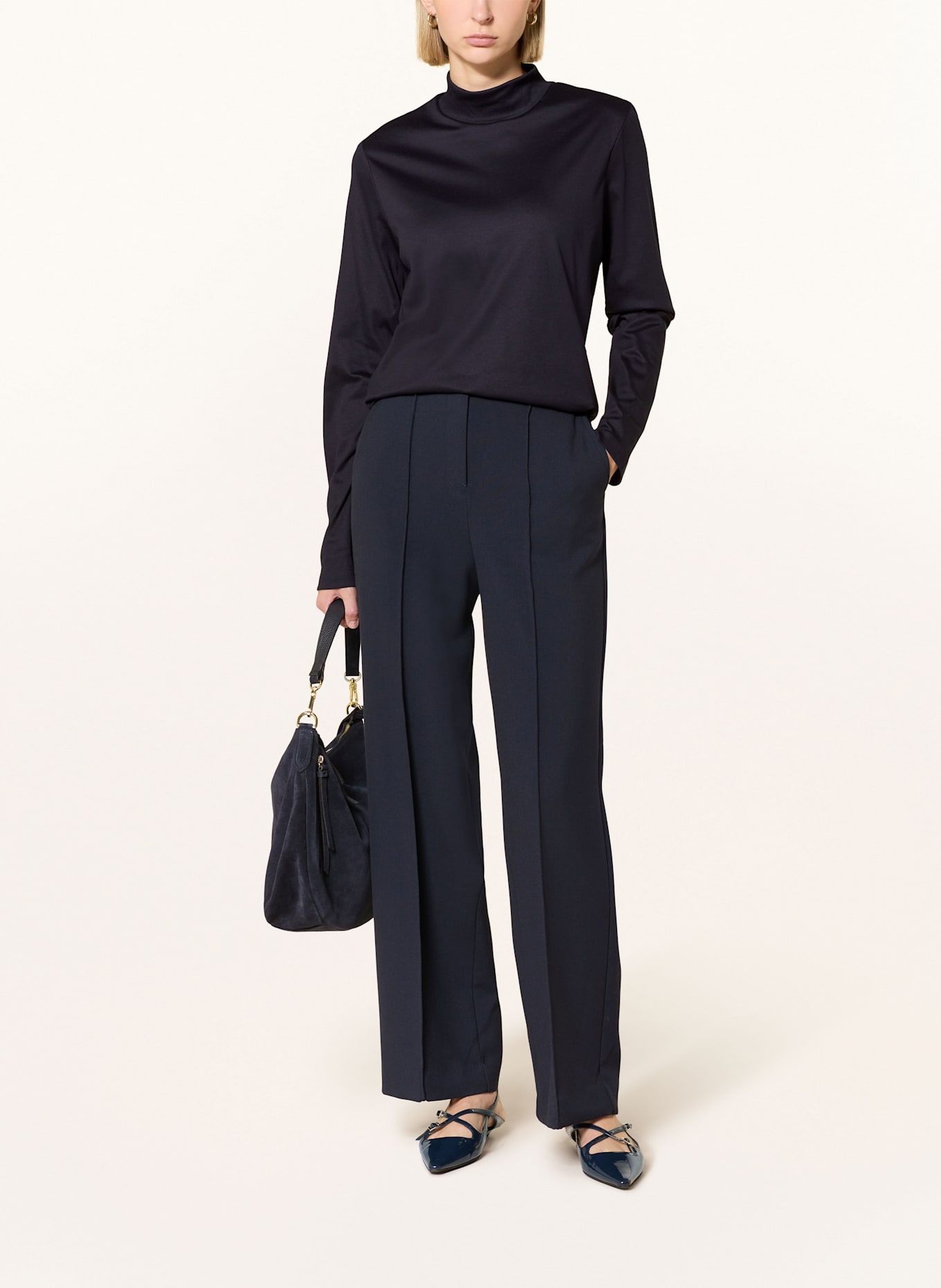 DESOTO Long sleeve shirt: DARK BLUE