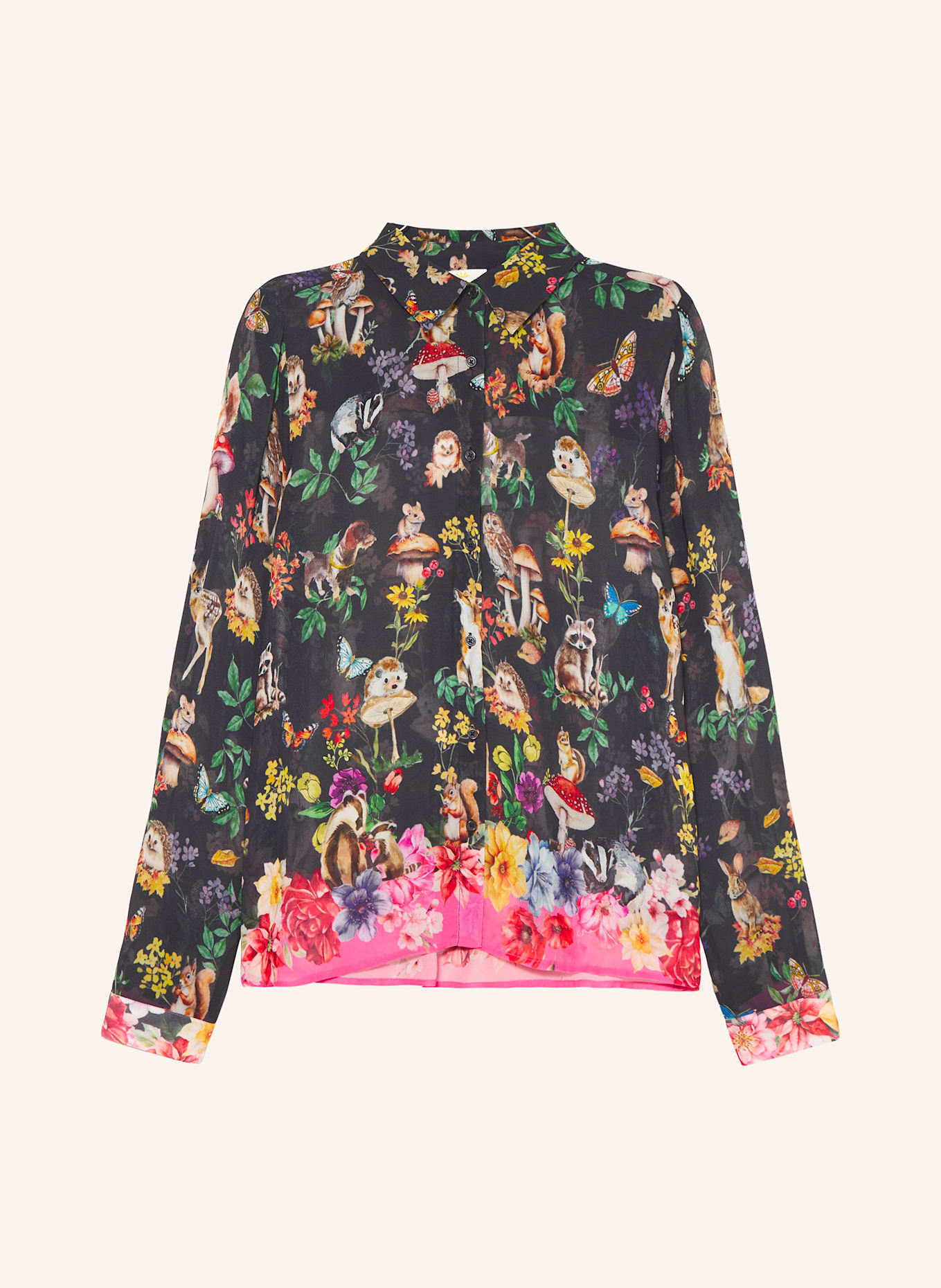 Princess GOES HOLLYWOOD Hemdbluse: DUNKELBLAU / GRÜN / ROT