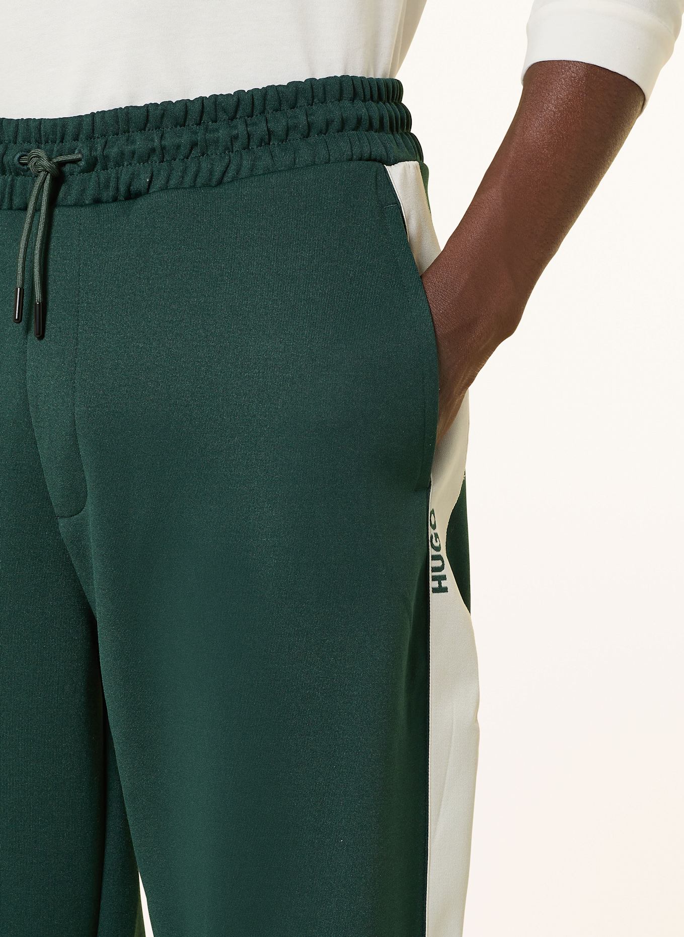 HUGO Hose DOLOS im Jogging-Stil: DUNKELGRÜN