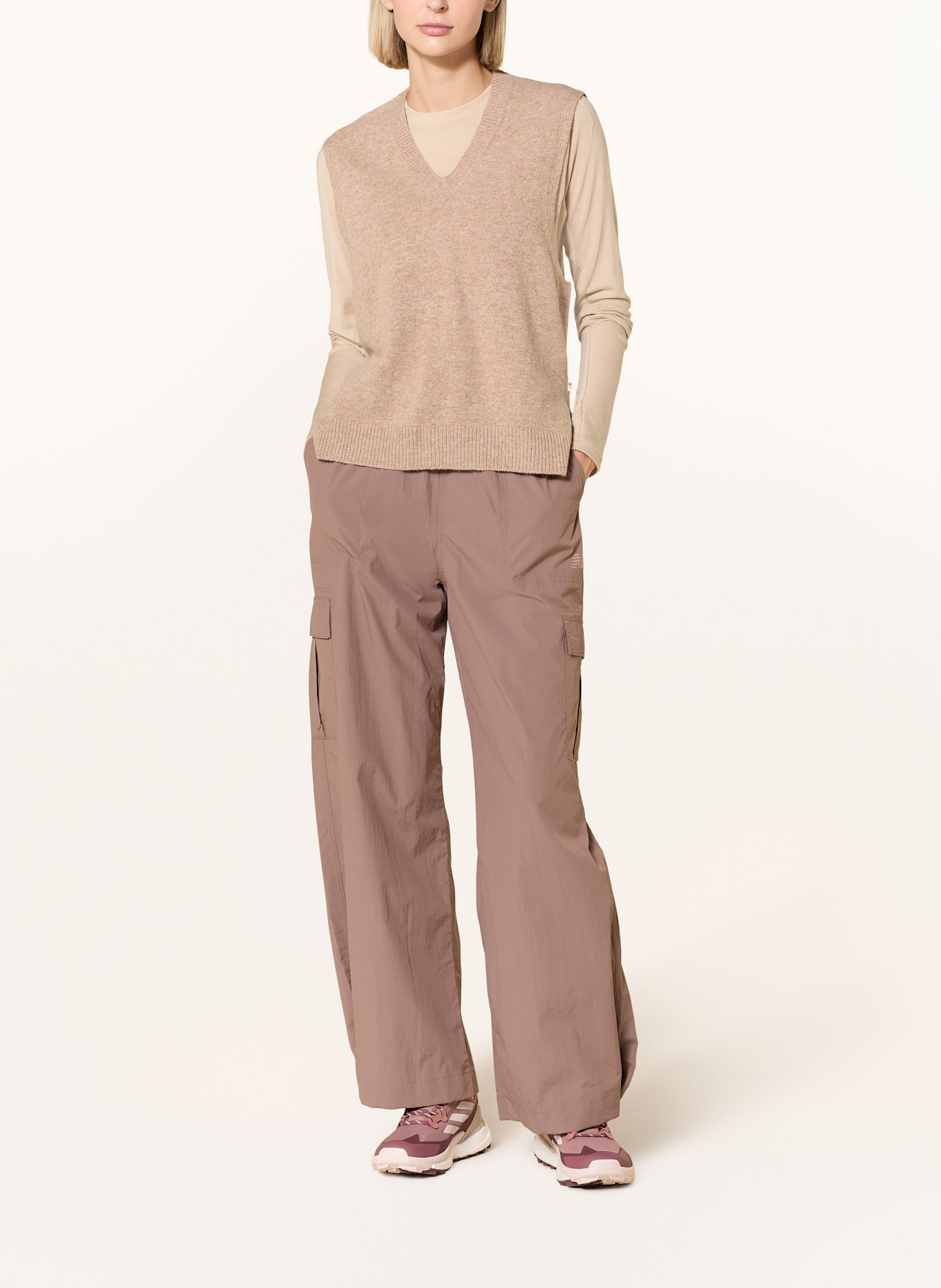 KnowledgeCotton Apparel Pullunder: BRAUN