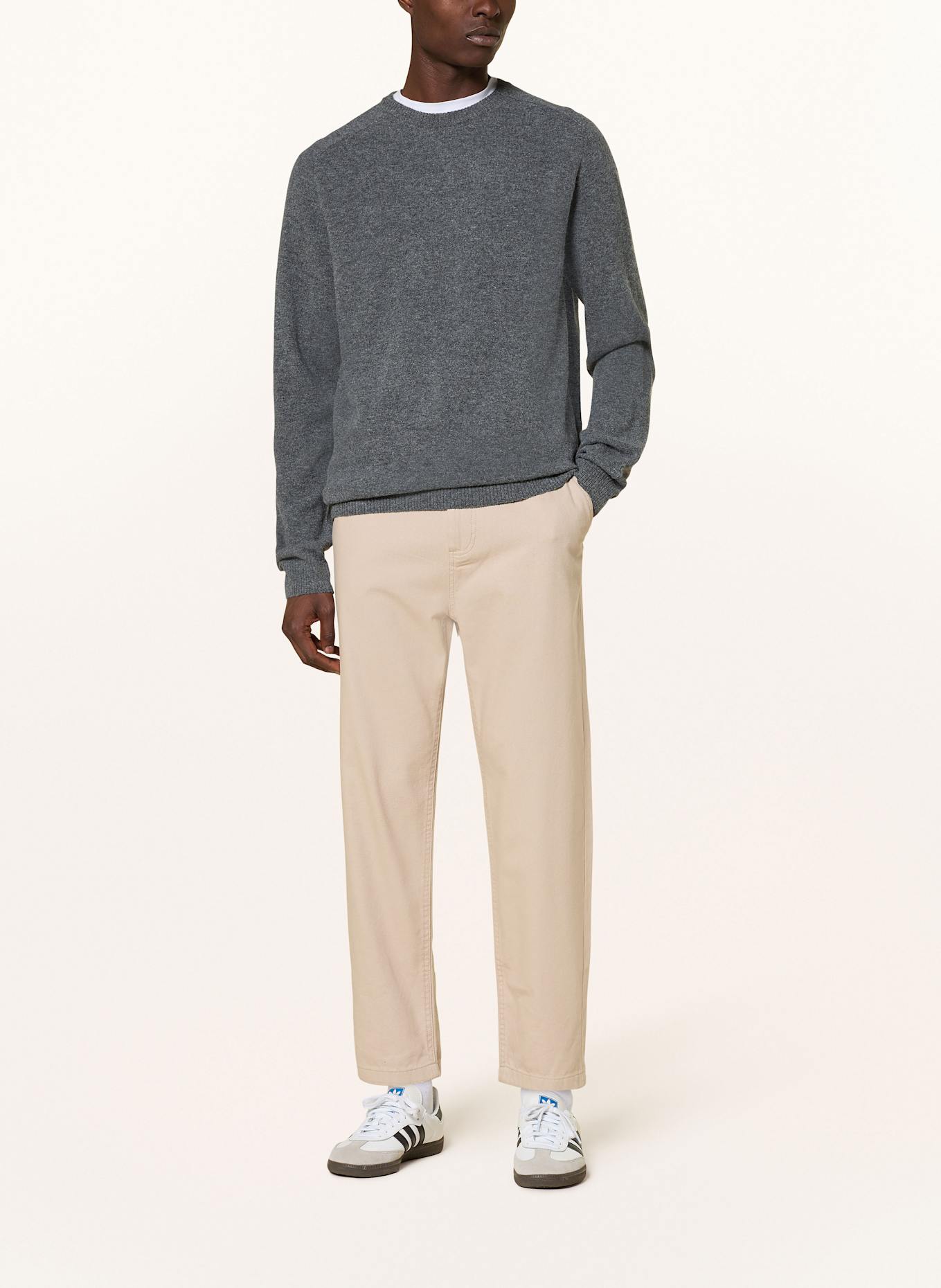 KnowledgeCotton Apparel Pullover: GRAU