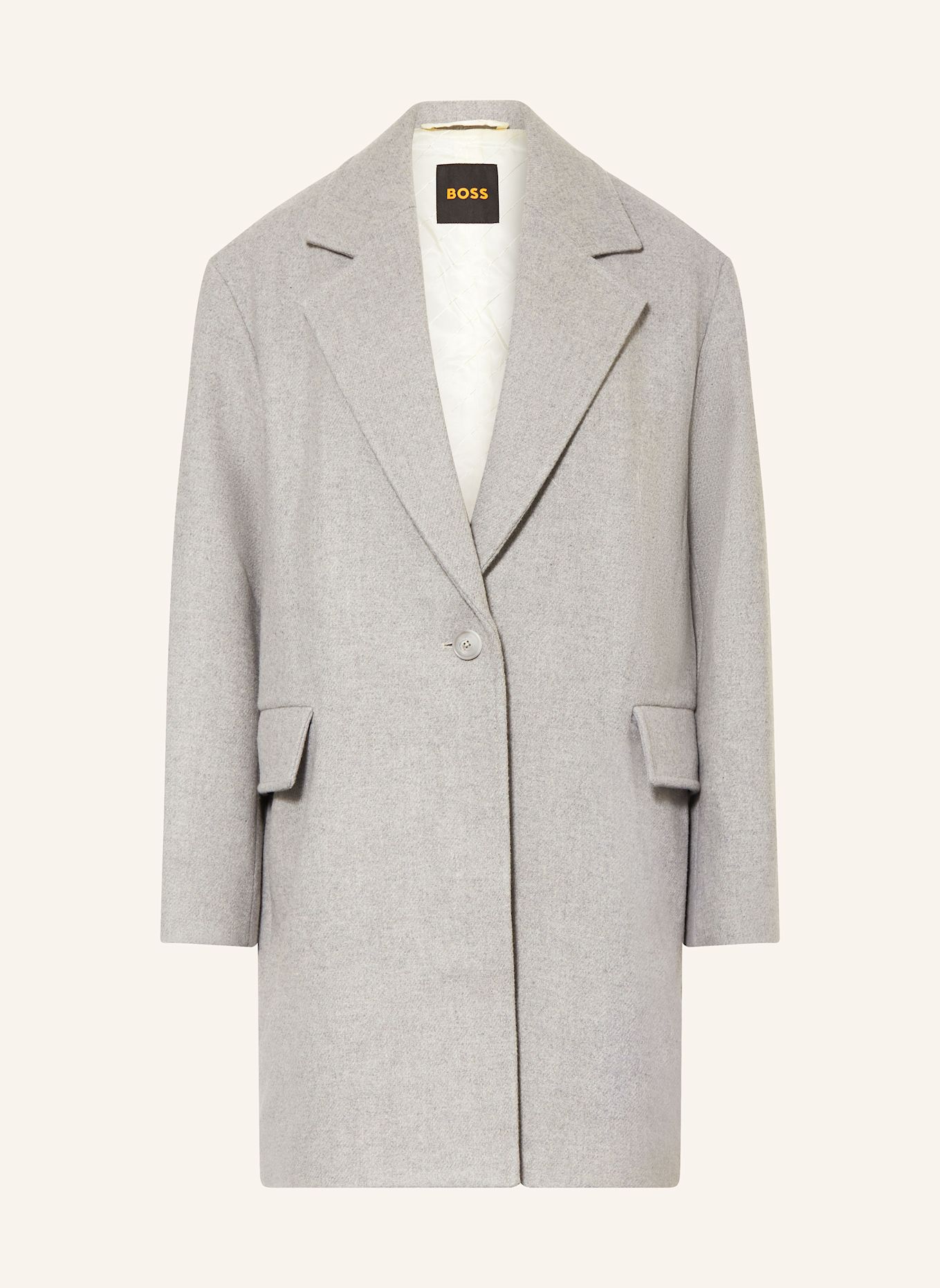 BOSS Mantel CALESARA: HELLGRAU