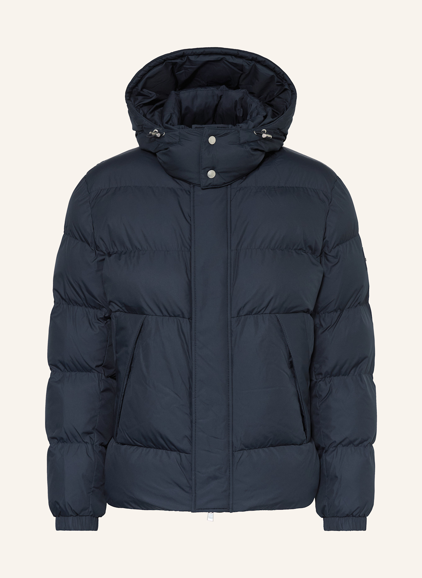 BOSS Steppjacke CORBINIAN mit abnehmbarer Kapuze: DUNKELBLAU