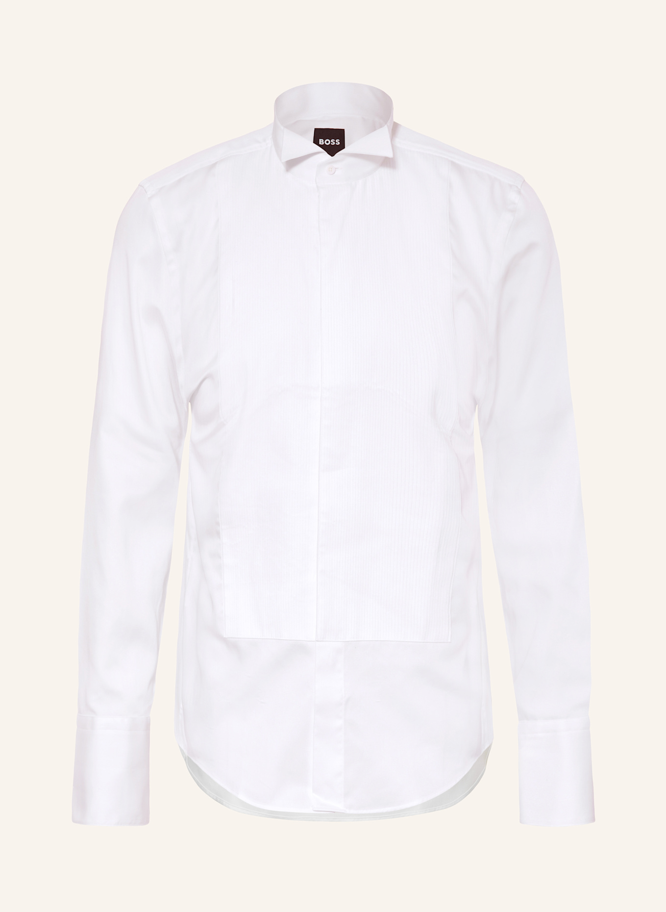 BOSS Smokinghemd HANK Slim Fit: WEISS