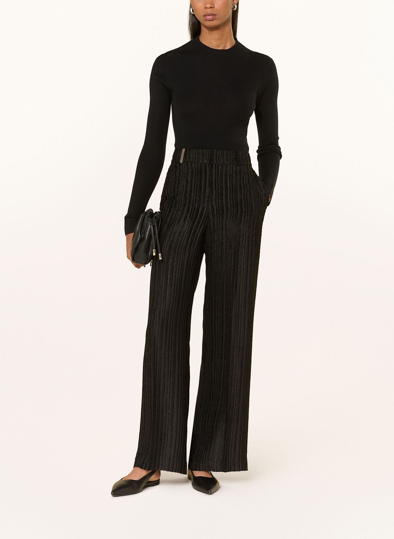 PESERICO Pullover: SCHWARZ