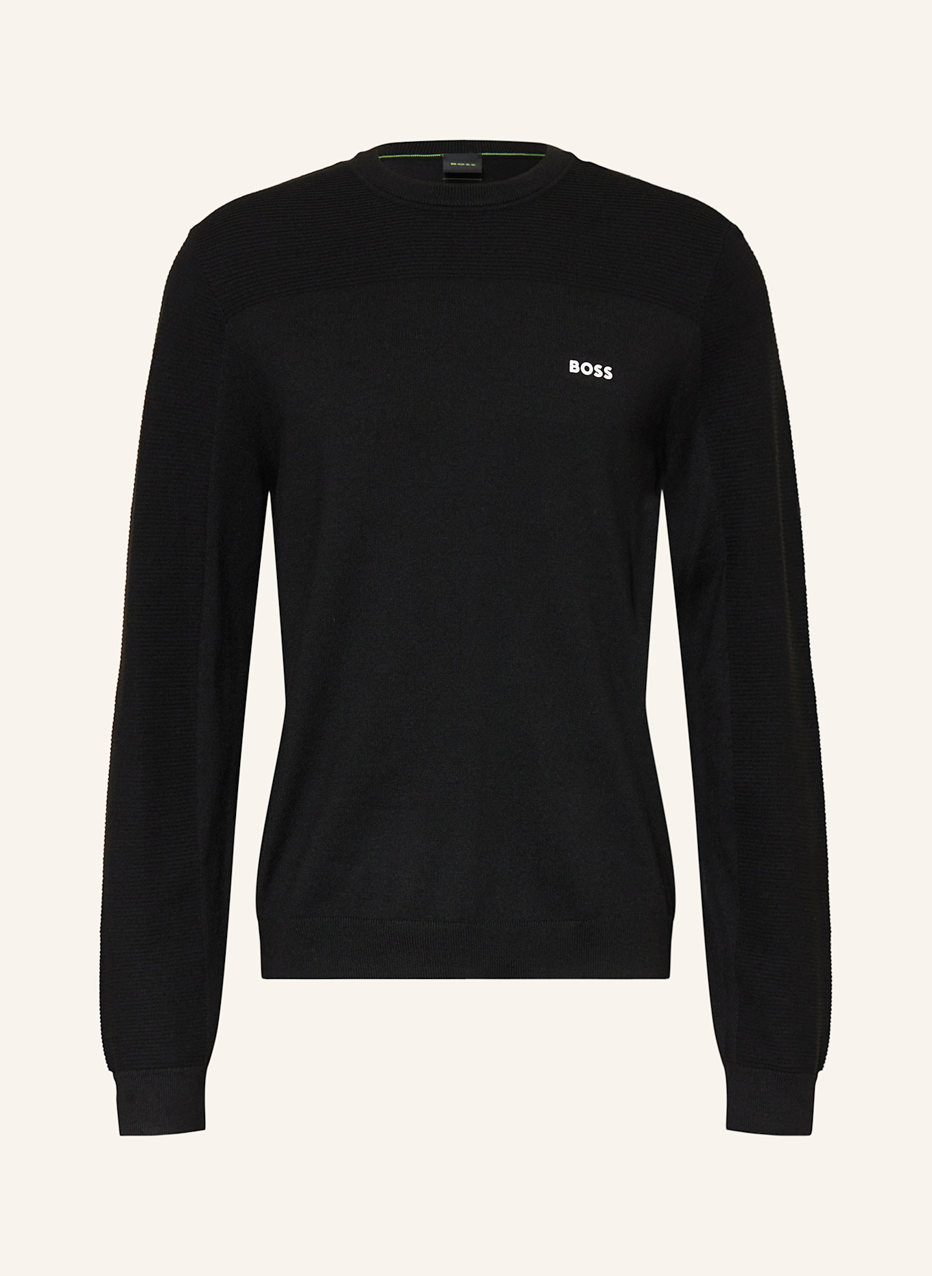 BOSS Pullover MOMENTUM-X: SCHWARZ