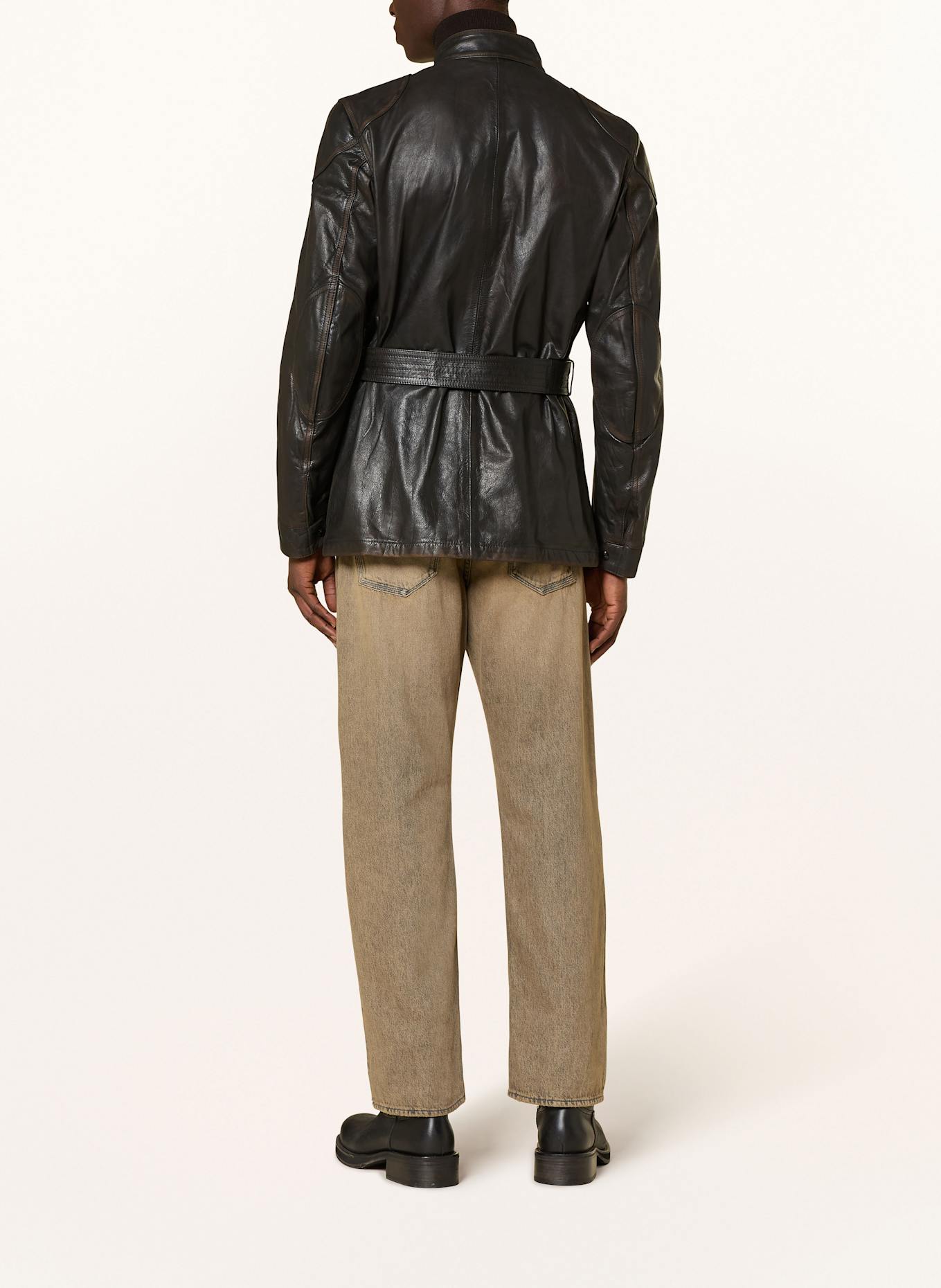 BELSTAFF Lederjacke LEGACY TRIALMASTER: DUNKELBRAUN