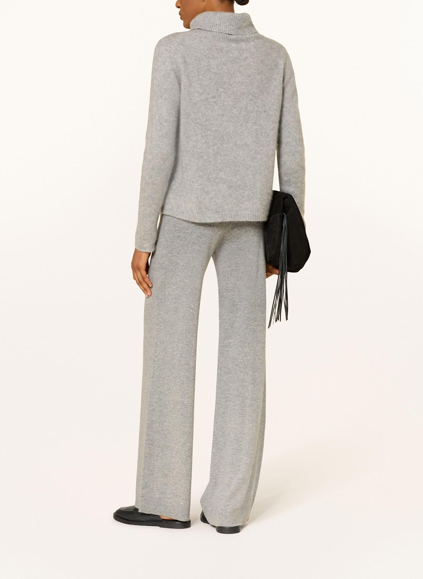 ALLUDE Rollkragenpullover aus Cashmere: HELLGRAU