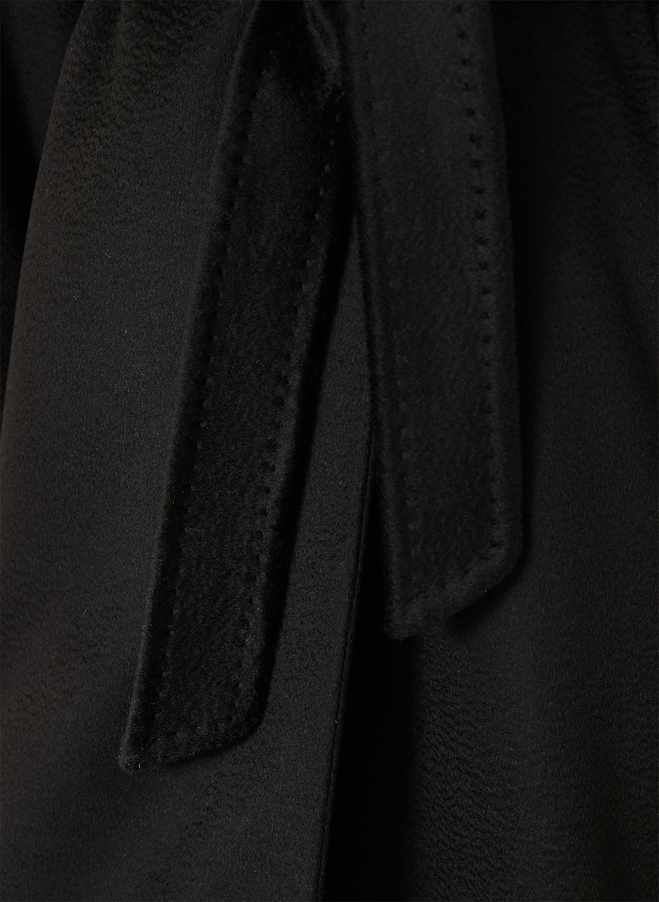 Max Mara Kamelhaar-Mantel MANUELA: SCHWARZ