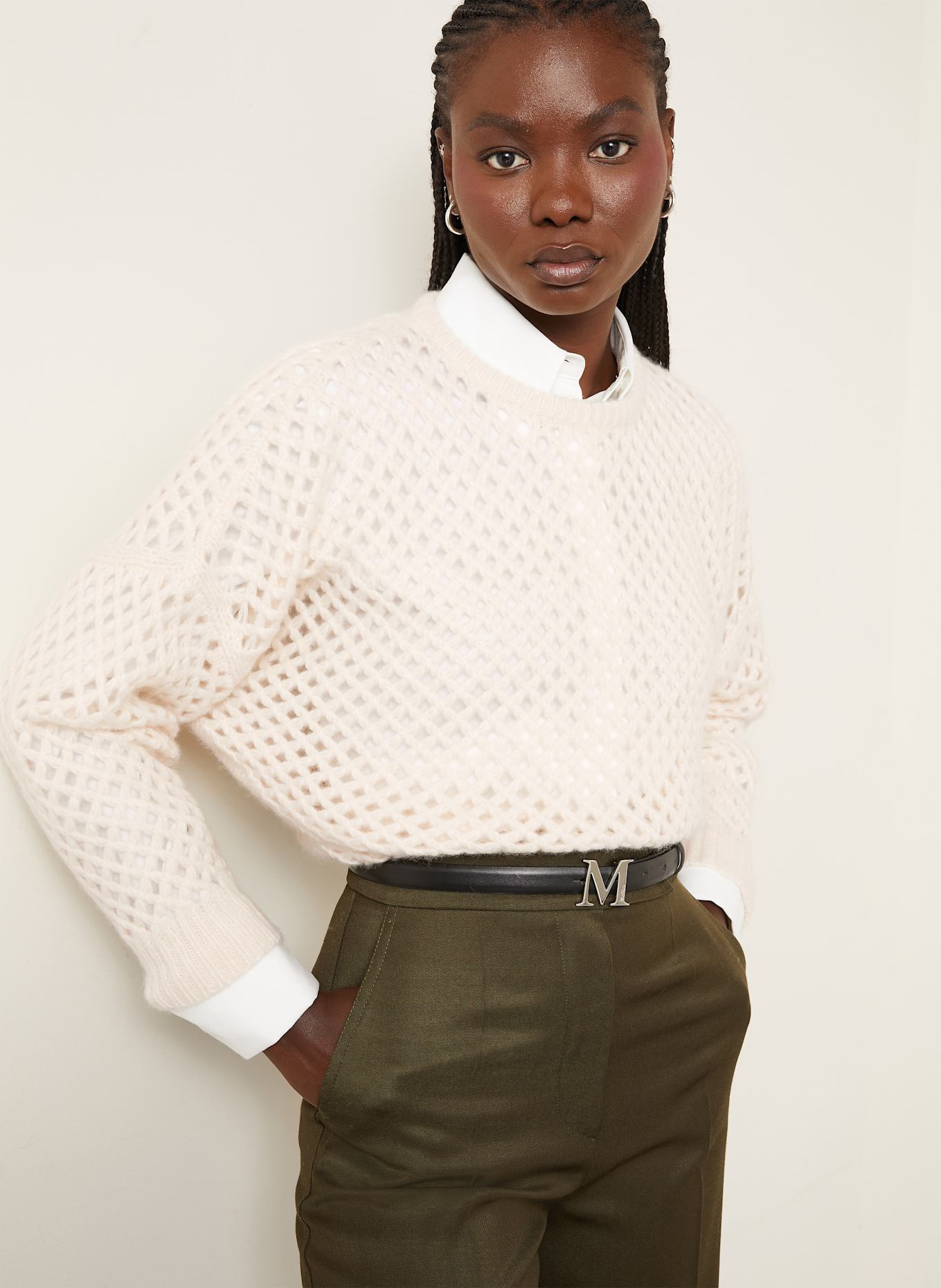 Max Mara Cashmere-Pullover ESSEN: CREME