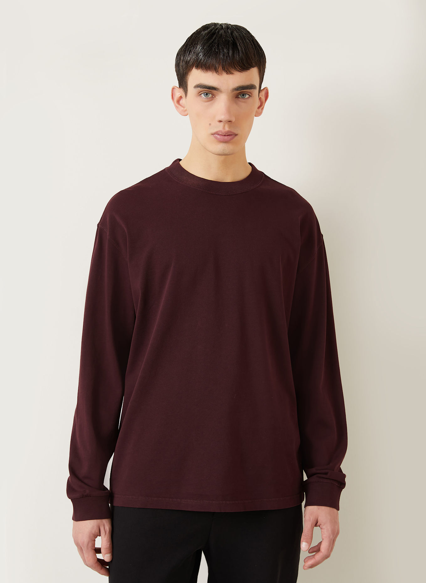 DOLCE & GABBANA Longsleeve: DUNKELROT