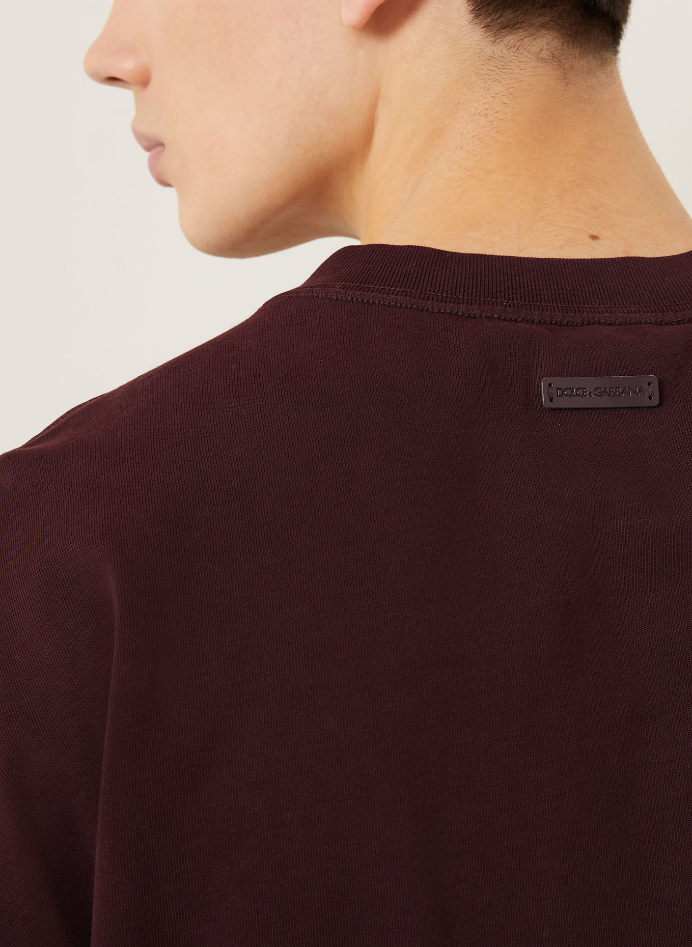 DOLCE & GABBANA Longsleeve: DUNKELROT