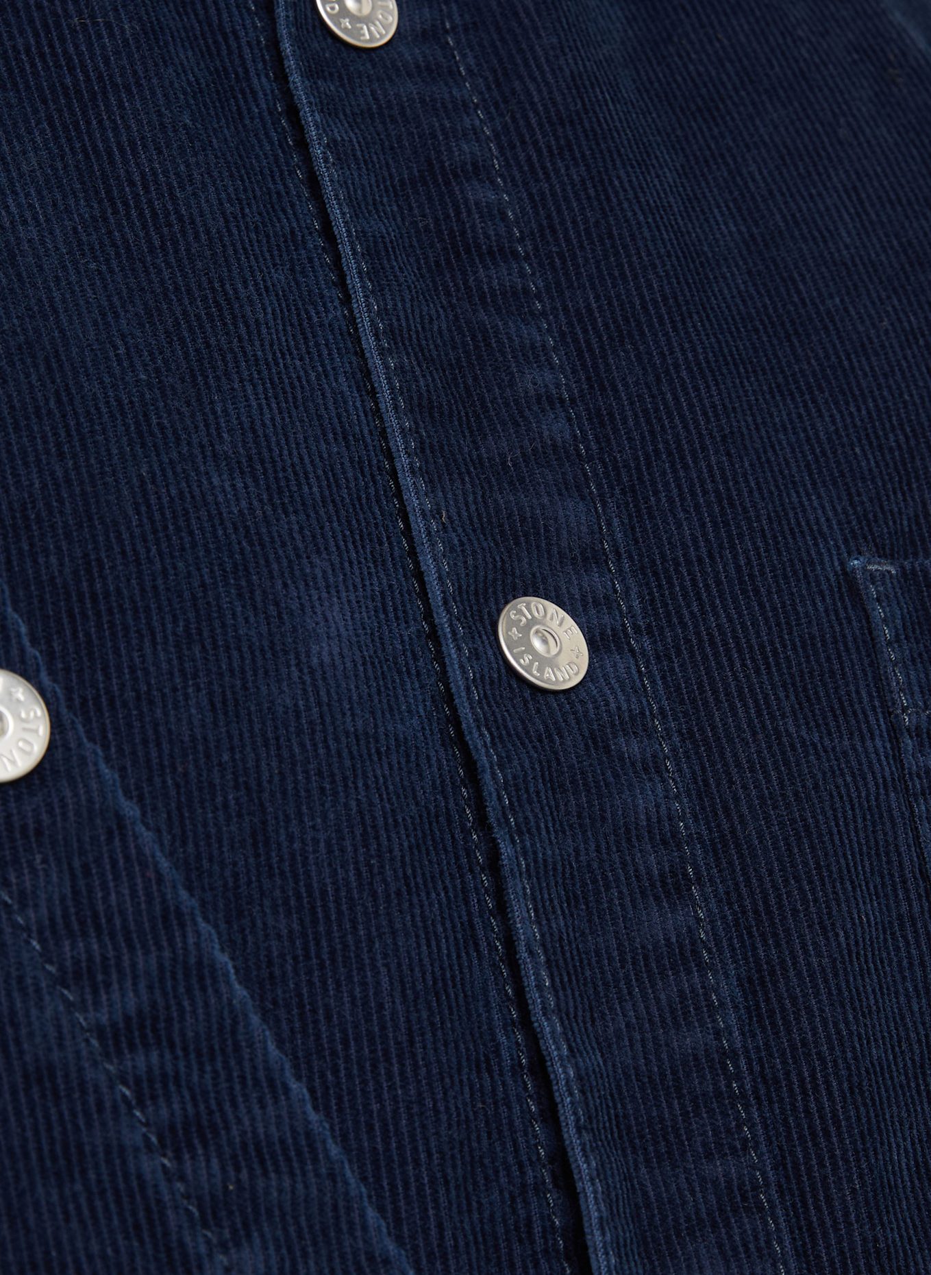 STONE ISLAND Cord-Overjacket DENIM PROJECT: DUNKELBLAU