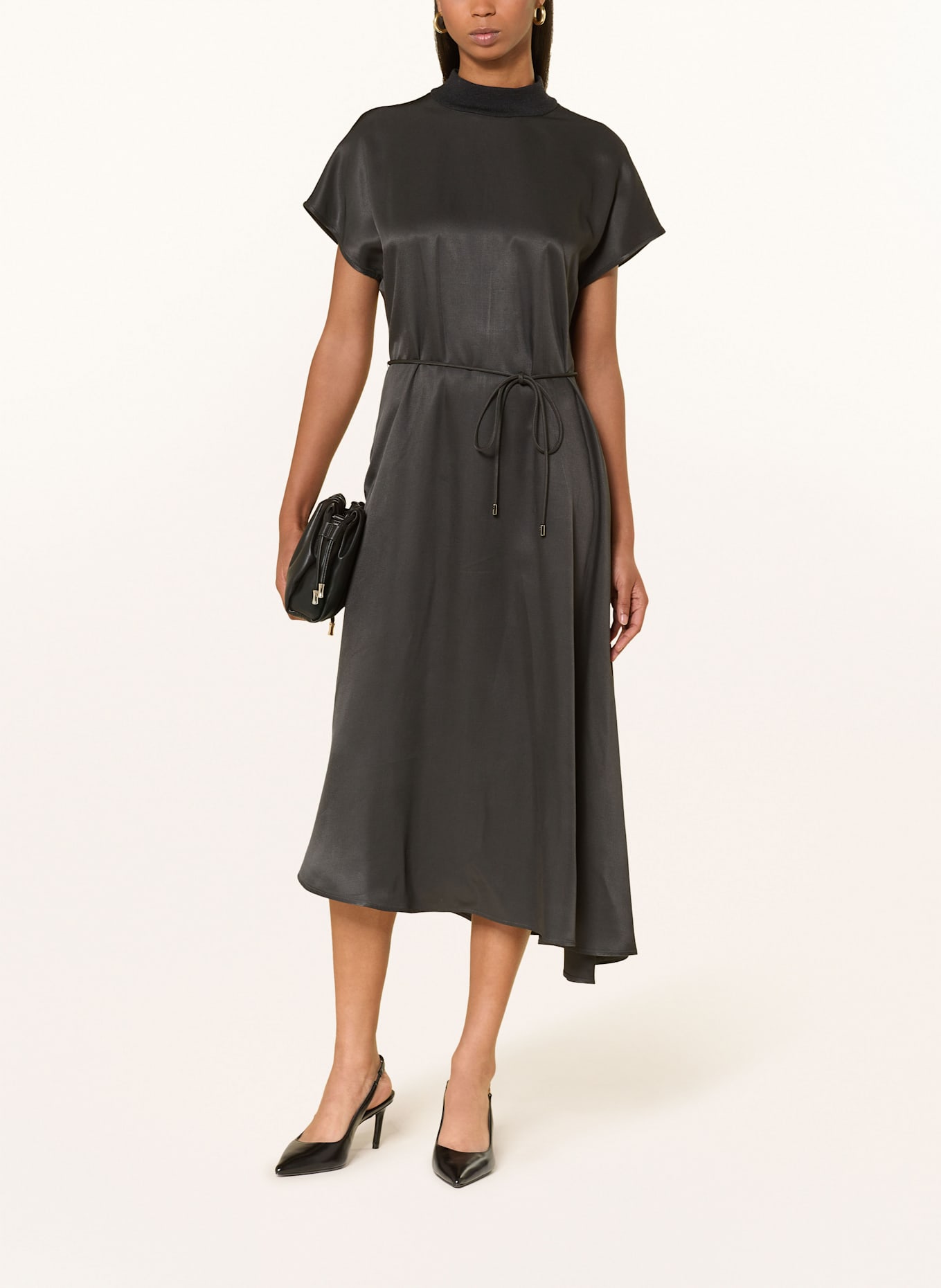 PESERICO Kleid: DUNKELGRAU