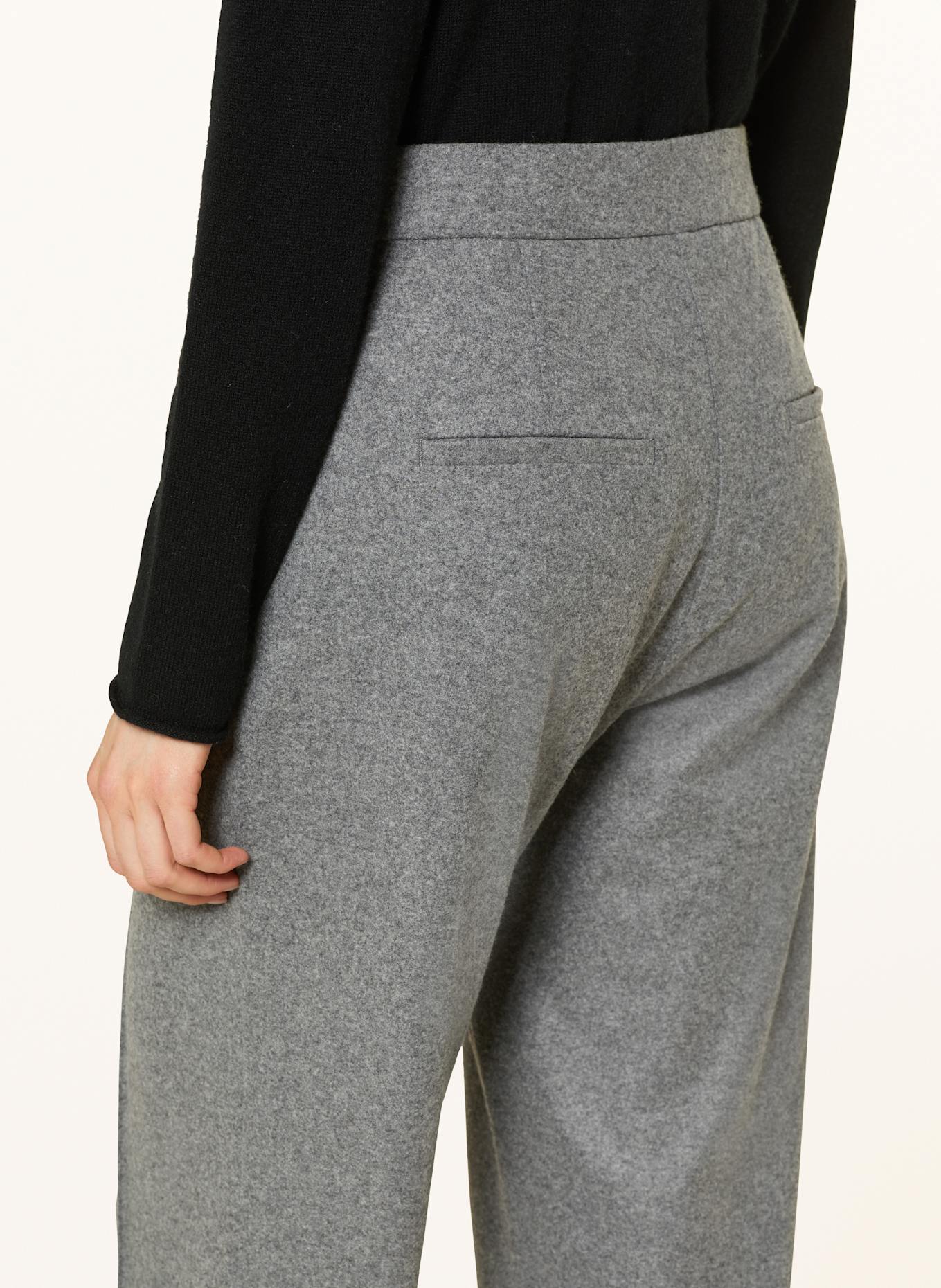 CAMBIO Marlenehose AVA aus Jersey: GRAU