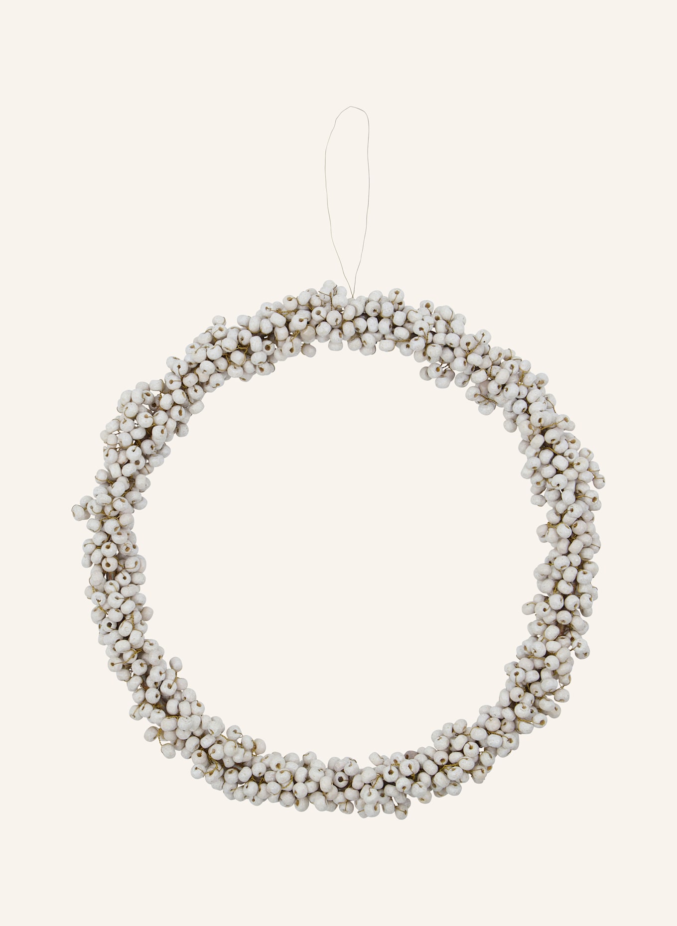 house doctor Kunstkranz HDWINTER: ECRU