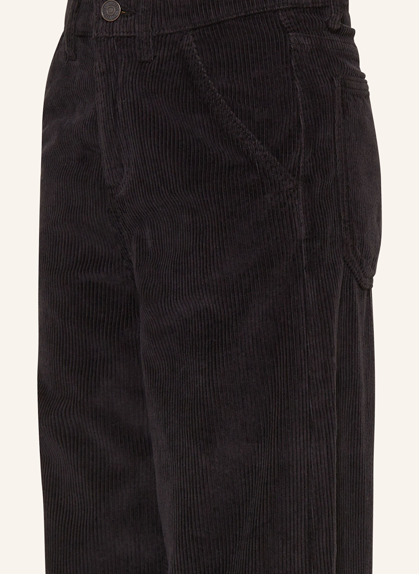 s.Oliver RED Cordhose Relaxed Fit: SCHWARZ