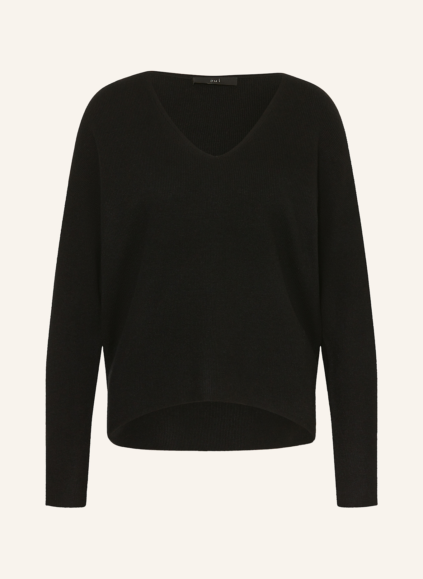 oui Pullover: SCHWARZ