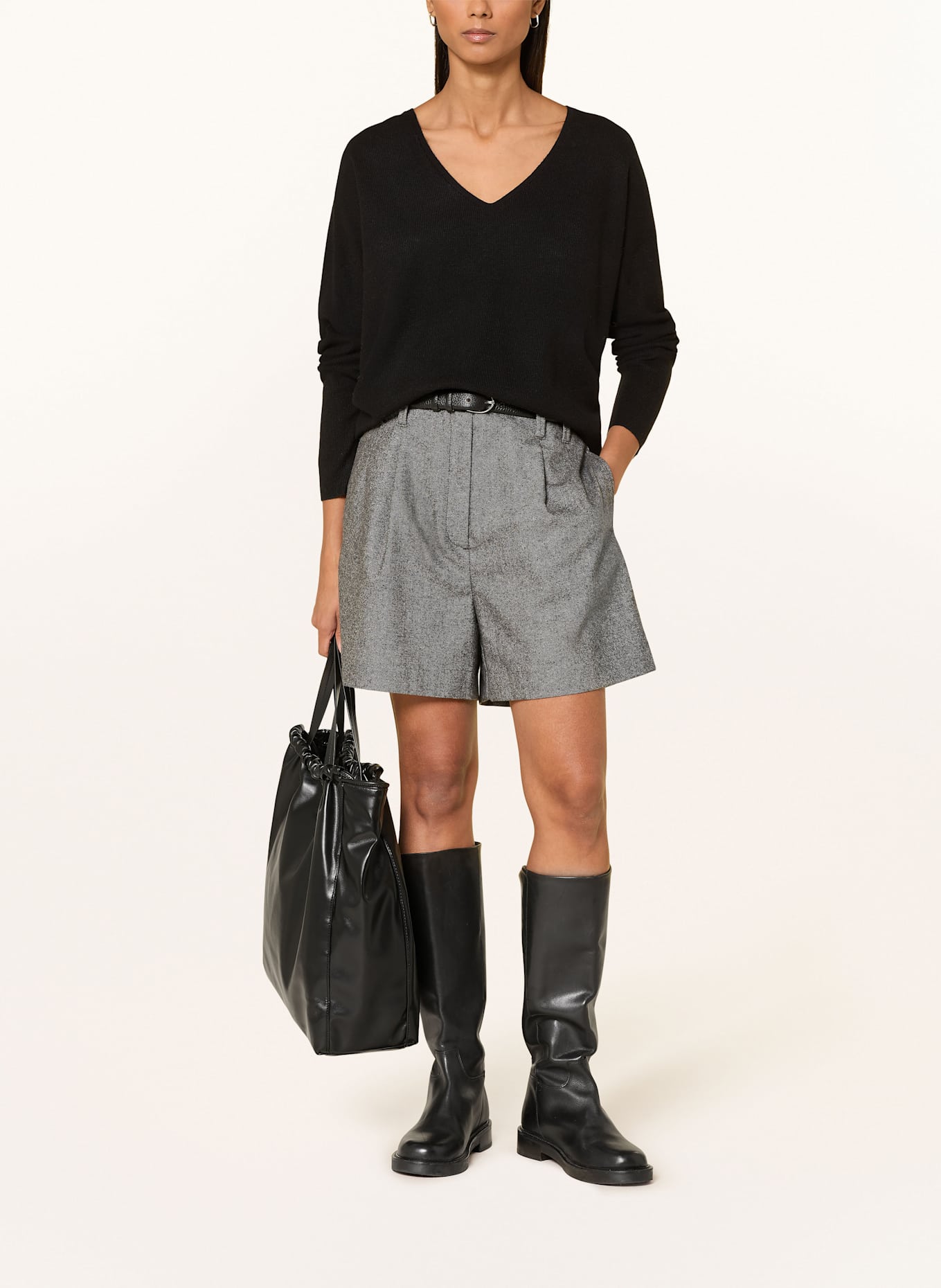 oui Pullover: SCHWARZ