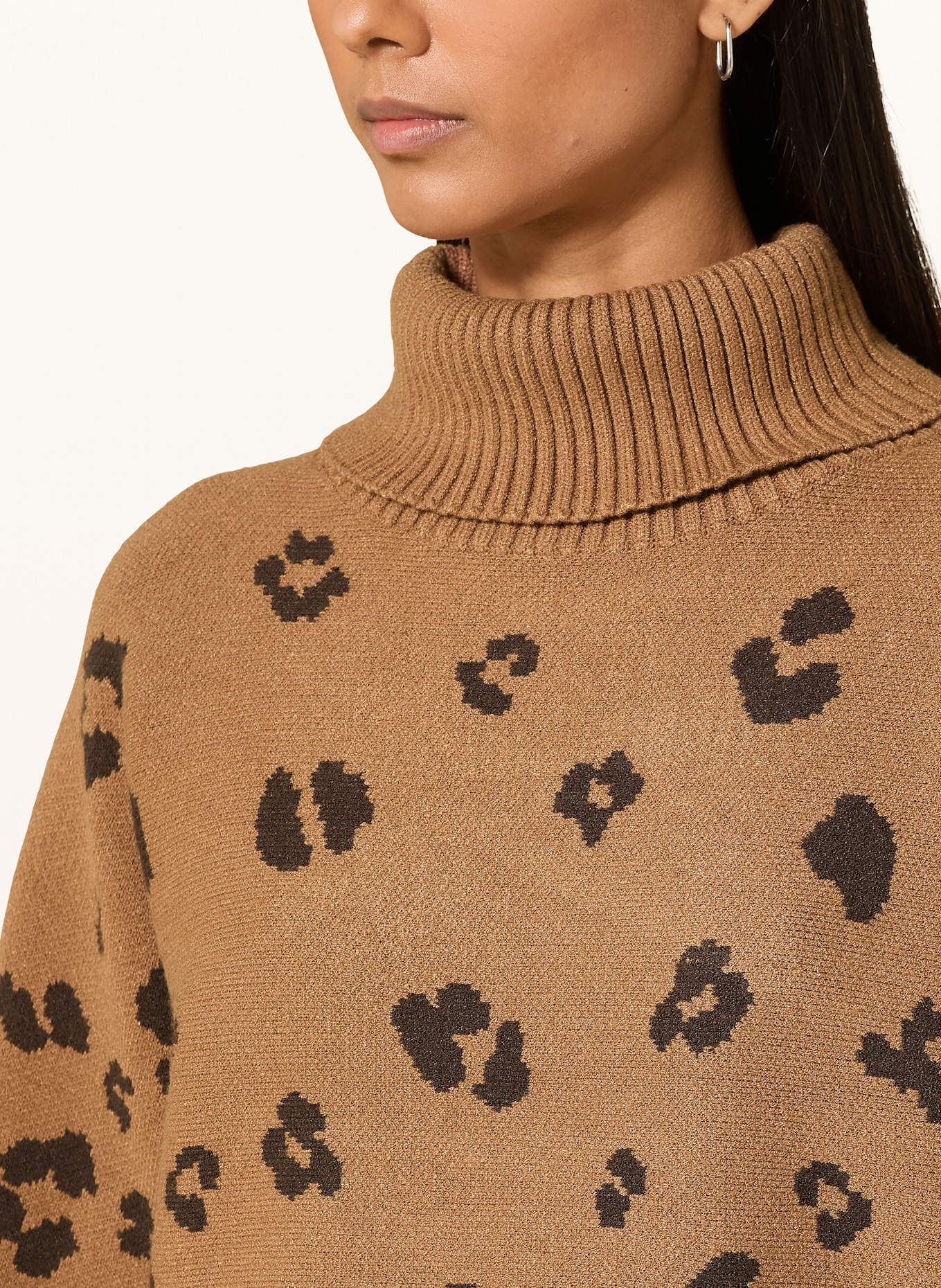 oui Pullover: CAMEL / DUNKELBRAUN / DUNKELBLAU