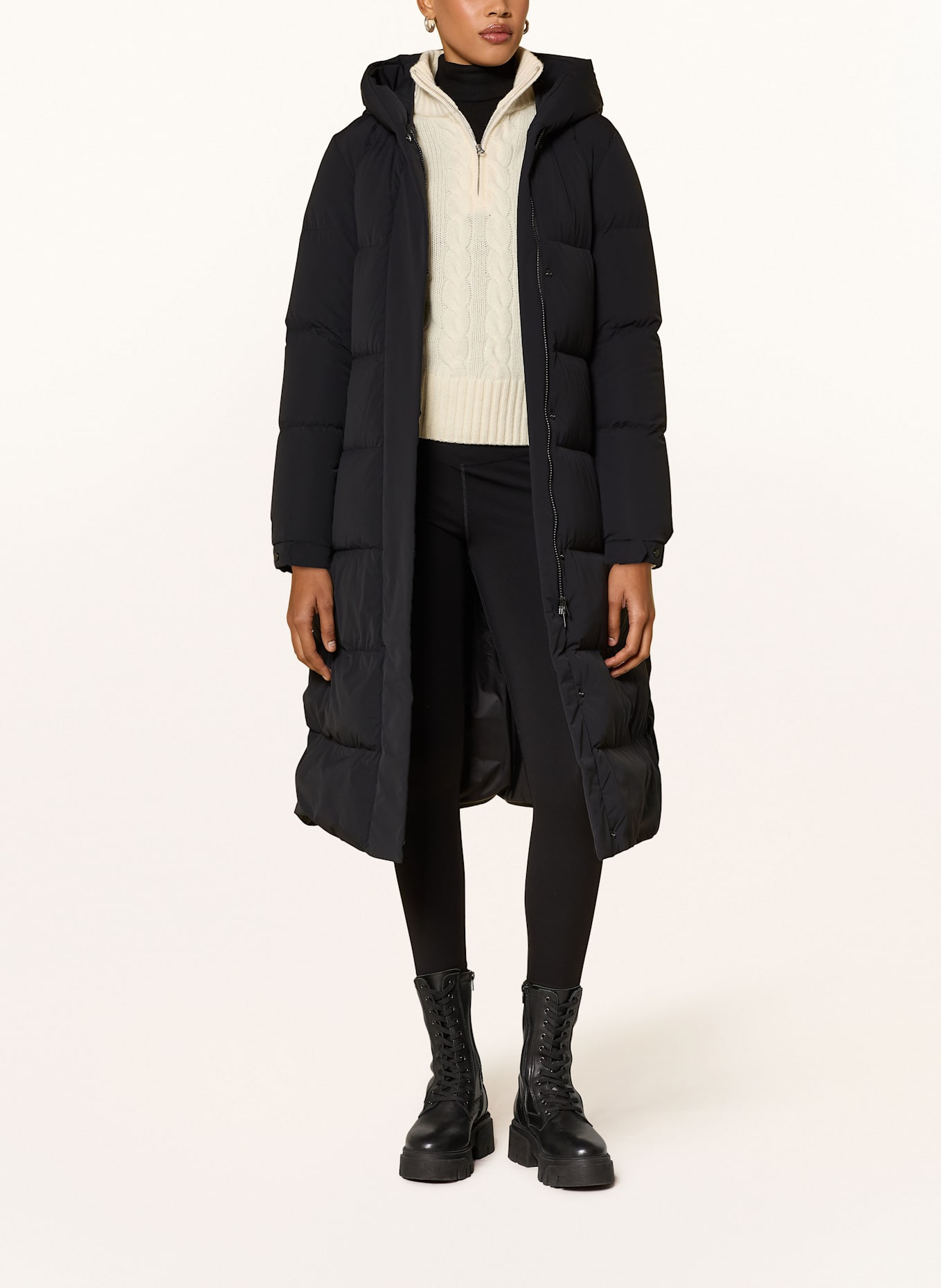 WOOLRICH Daunenmantel: SCHWARZ