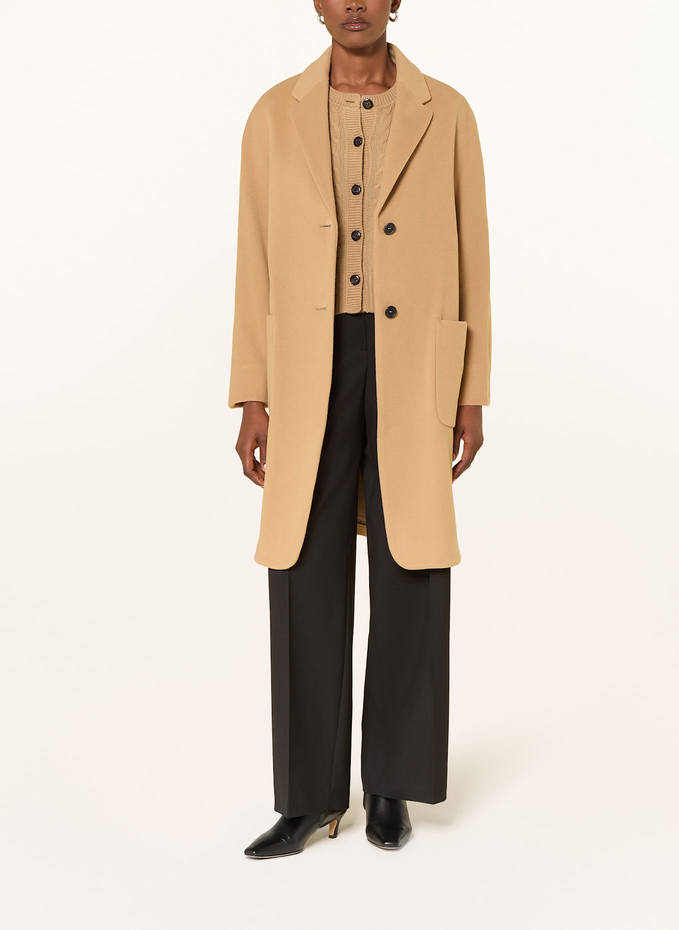 windsor. Wollmantel: CAMEL