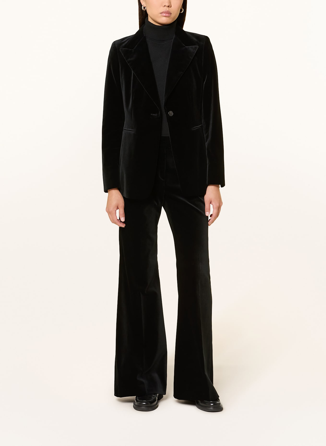 windsor. Samtblazer: SCHWARZ